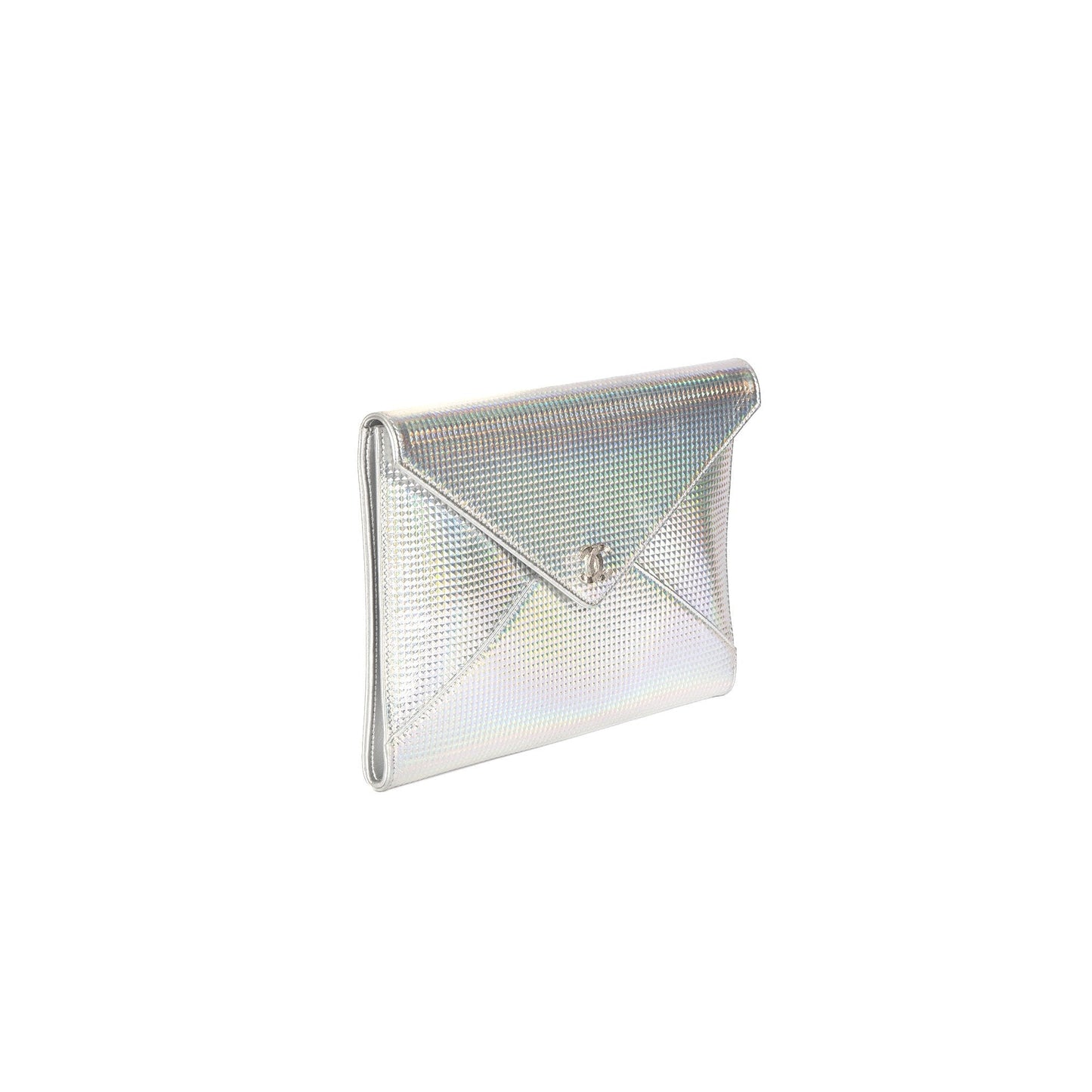 Chanel Metallic Envelope Clutch