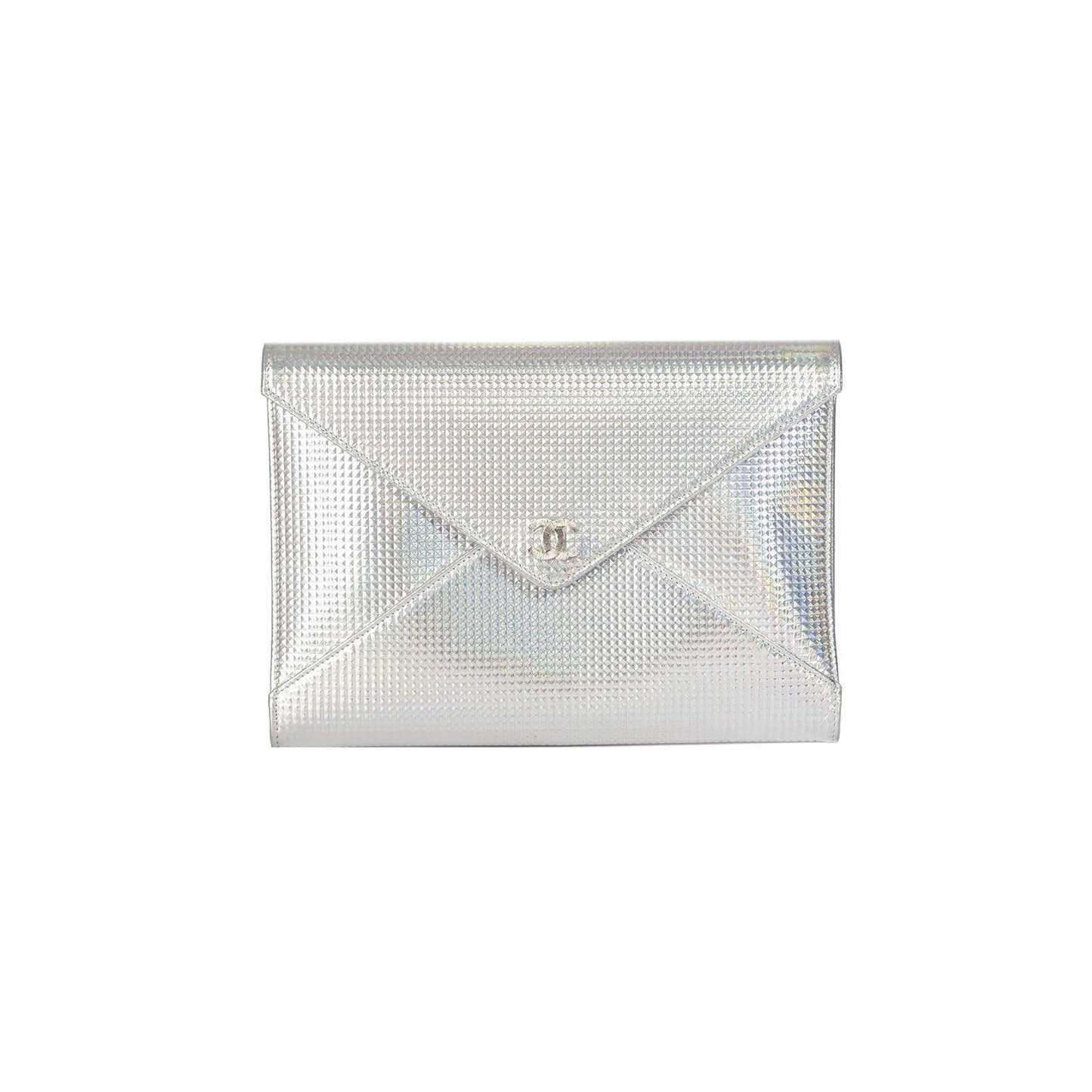 Chanel Metallic Envelope Clutch