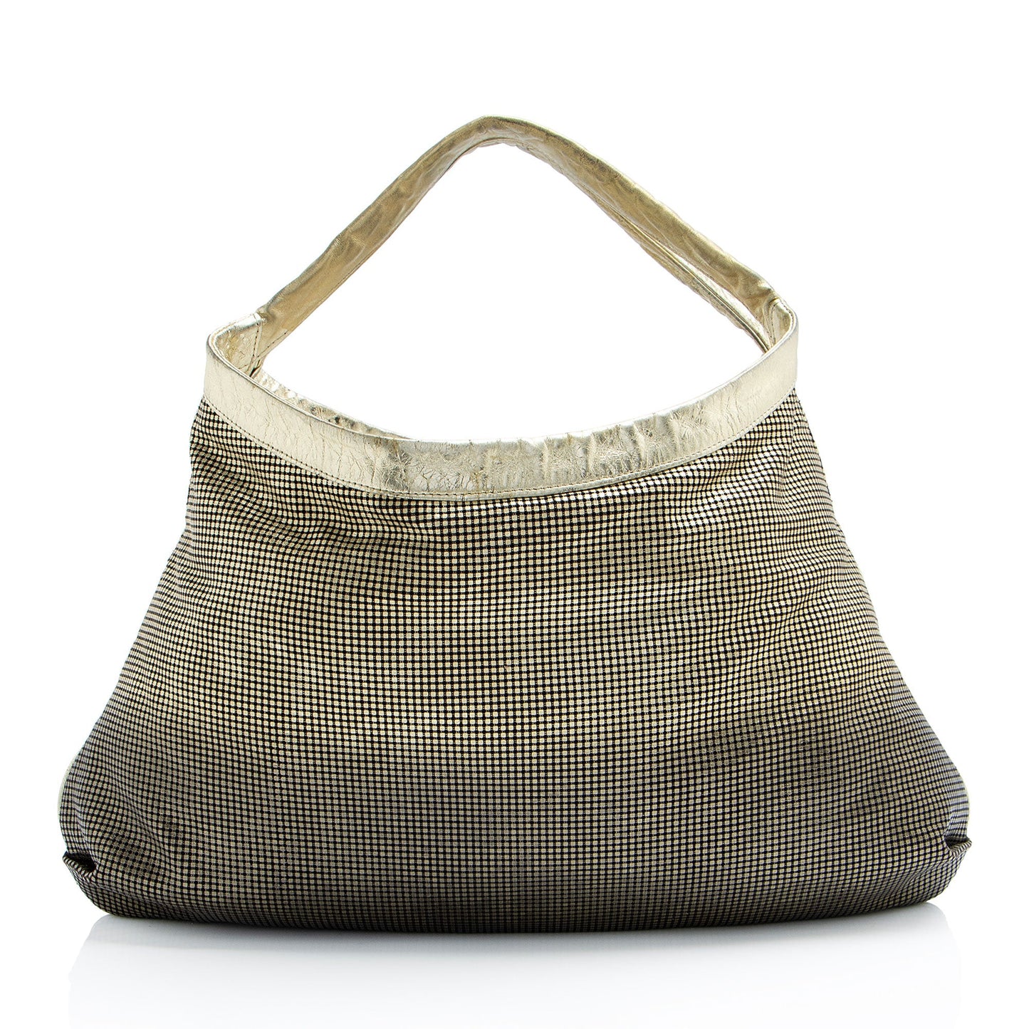 Chanel Metallic Perforated Leather Hollywood Hobo