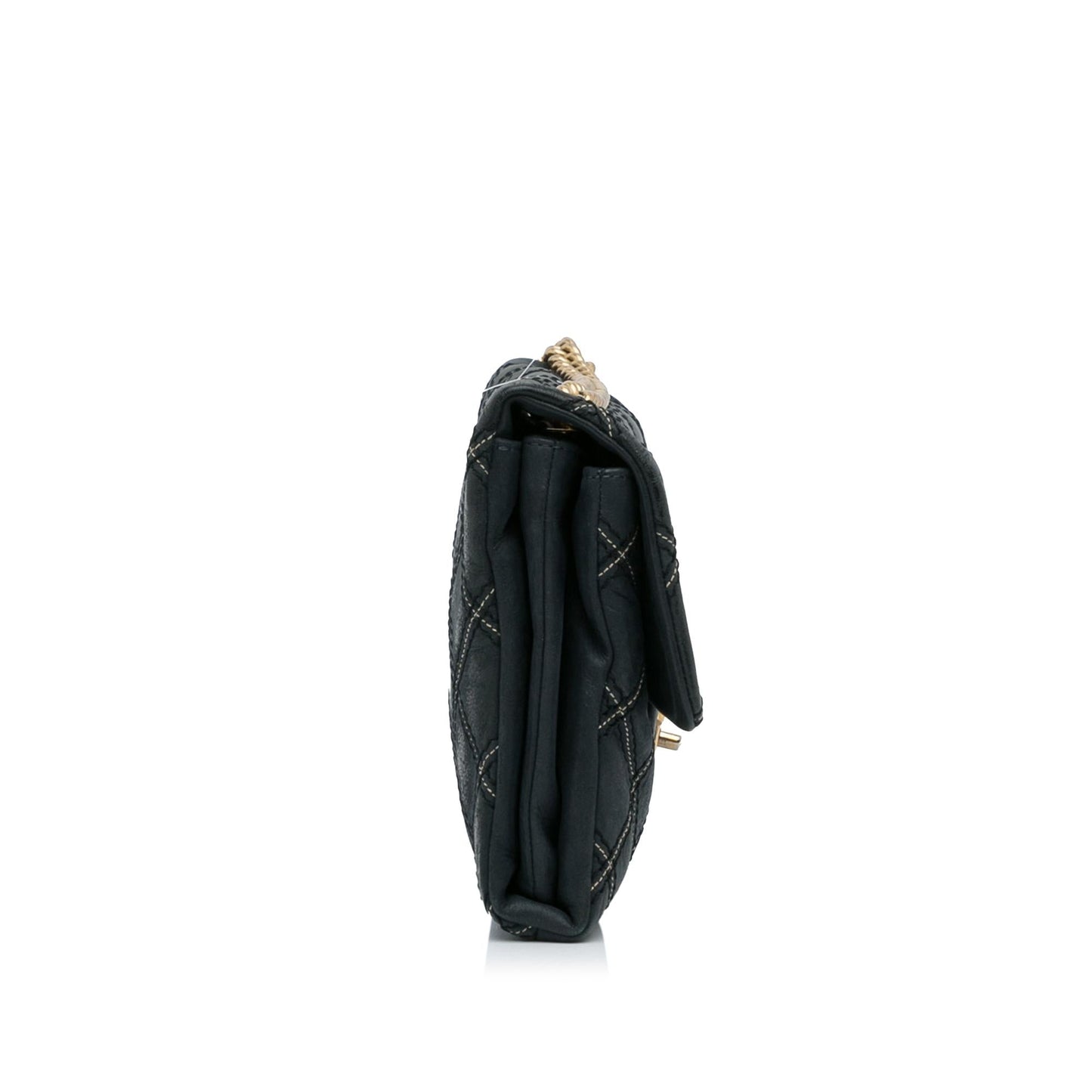 Chanel Metallic Stitch Flap (SHG-wBAD6E)