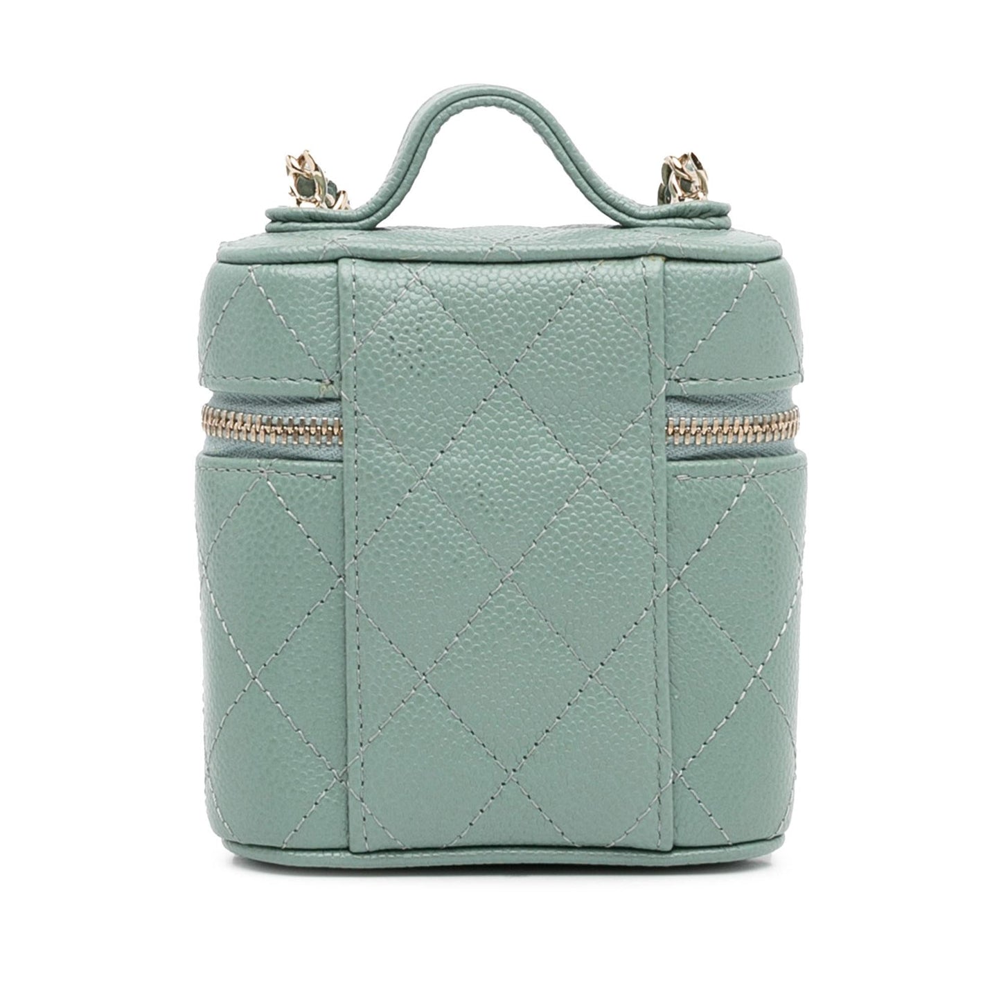 Chanel Mini Caviar Handle with Care Vanity Case
