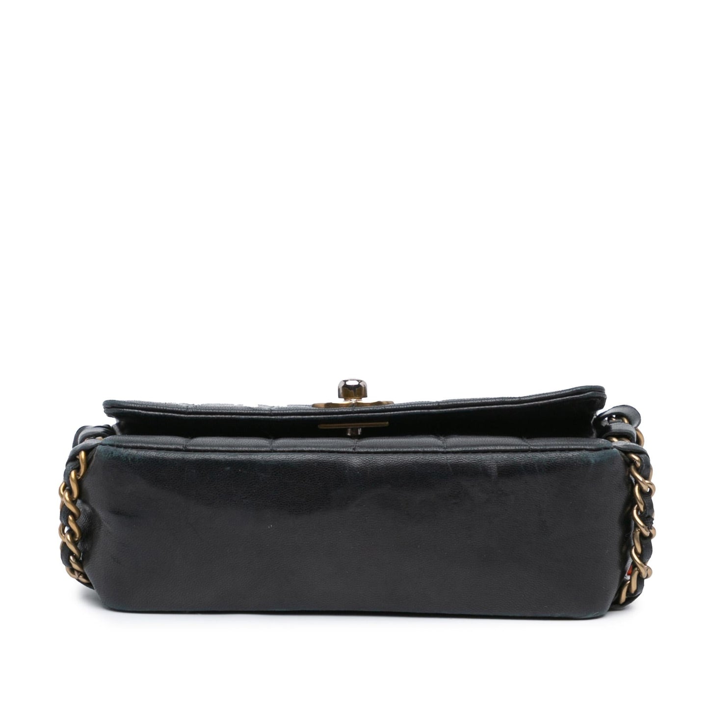 Chanel Mini Lambskin Choco Bar Chain Charms Flap (SHG-fLjuBx)