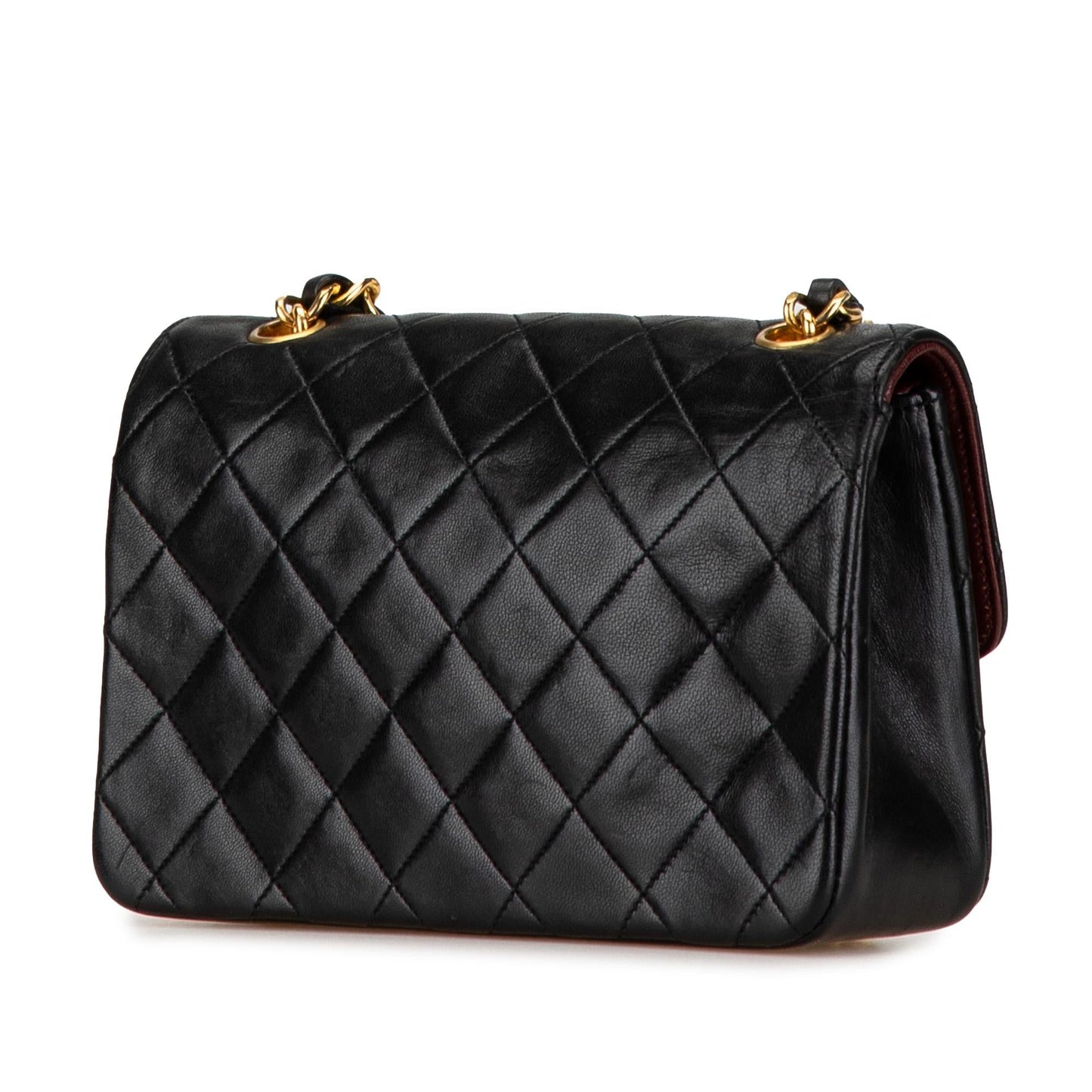 Chanel Mini Quilted Lambskin CC Single Flap (SHG-RoKQI5)