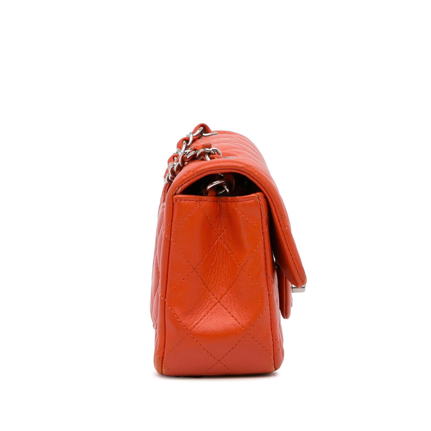 Chanel Mini Rectangular Classic Lambskin Single Flap (SHG-ivLQsv)