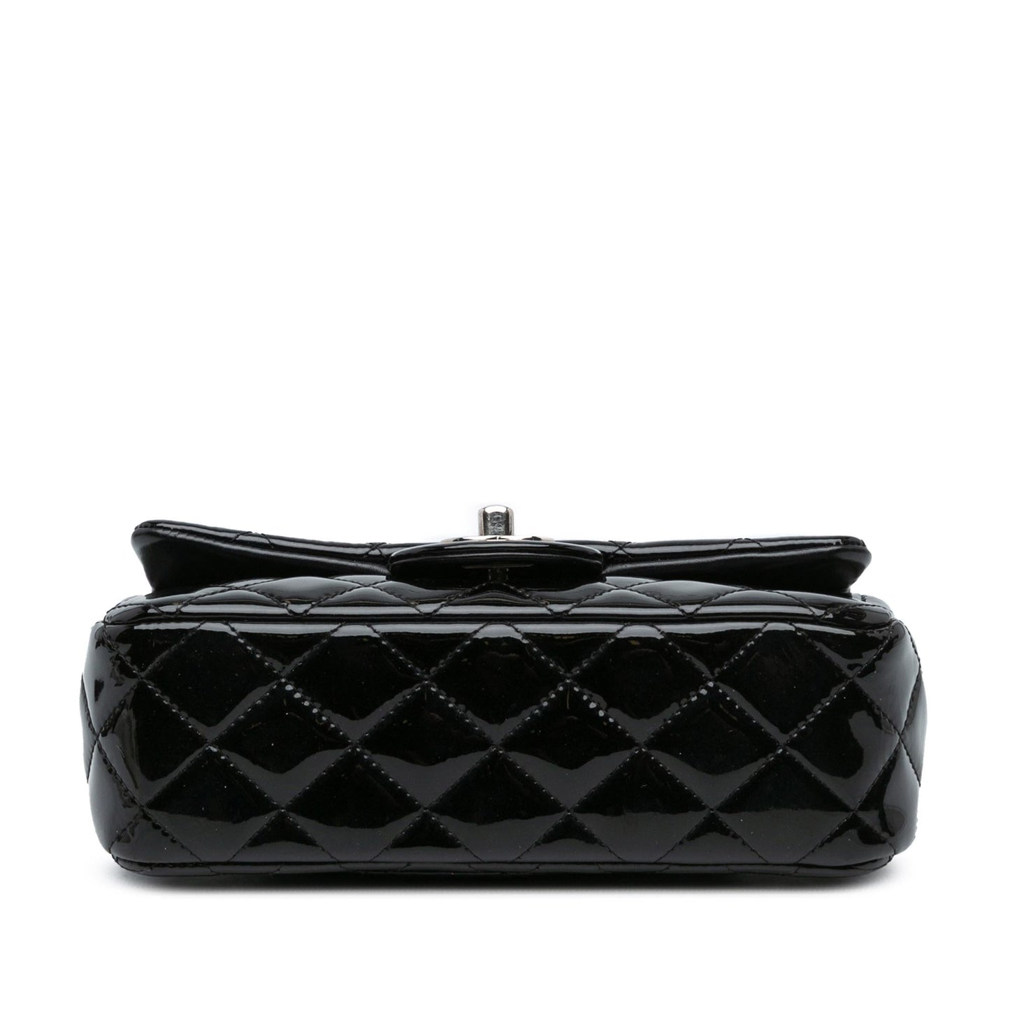 Chanel Mini Rectangular Classic Patent Single Flap (SHG-5JDrQh)