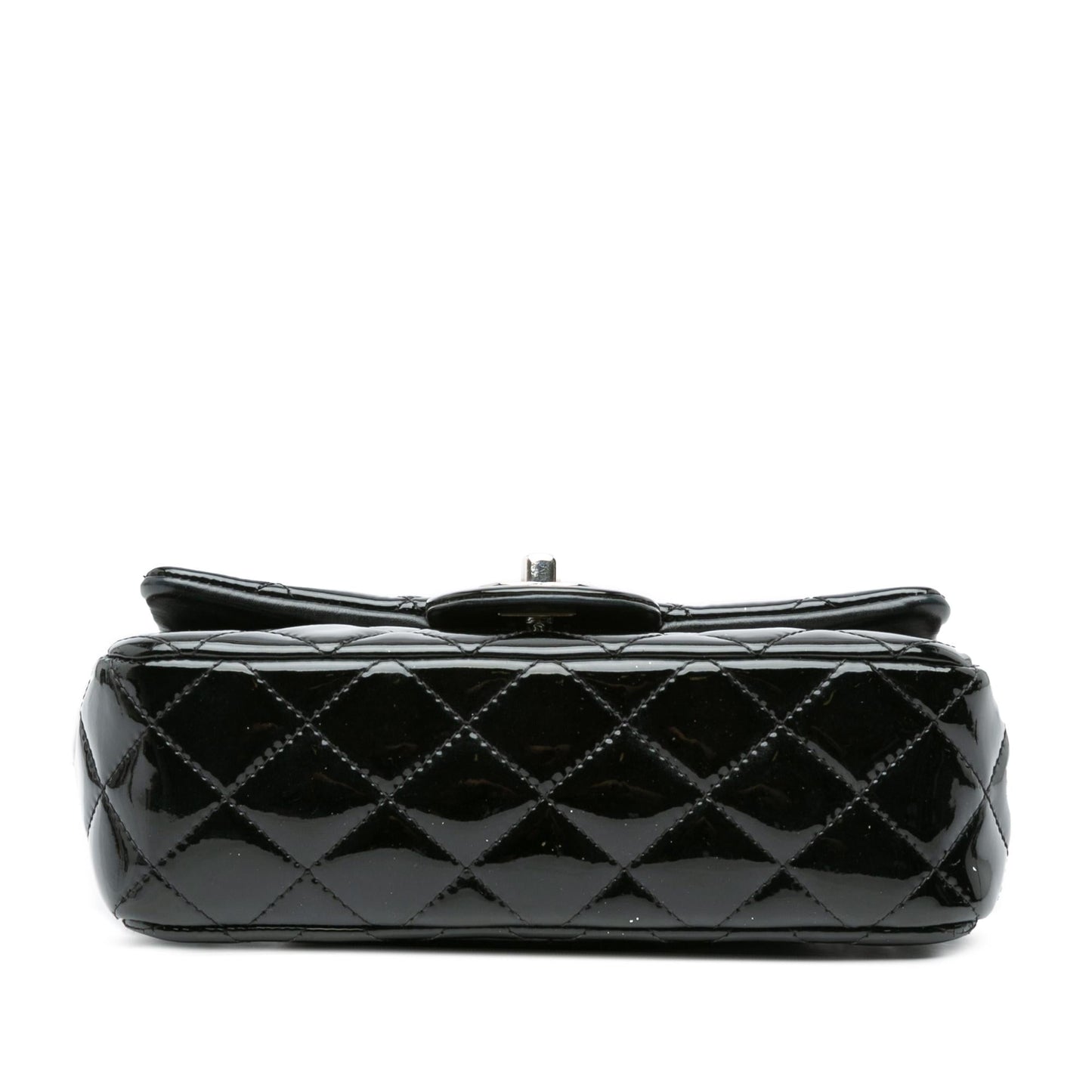 Chanel Mini Rectangular Classic Patent Single Flap (SHG-zYcSdt)