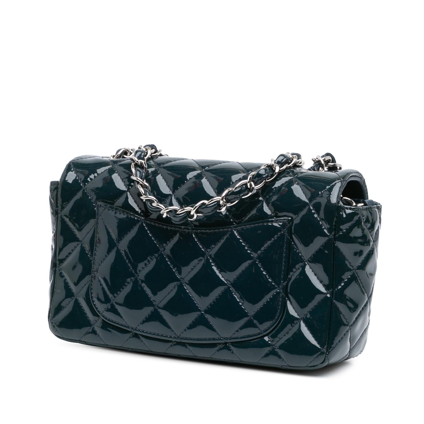Chanel Mini Rectangular Classic Patent Single Flap