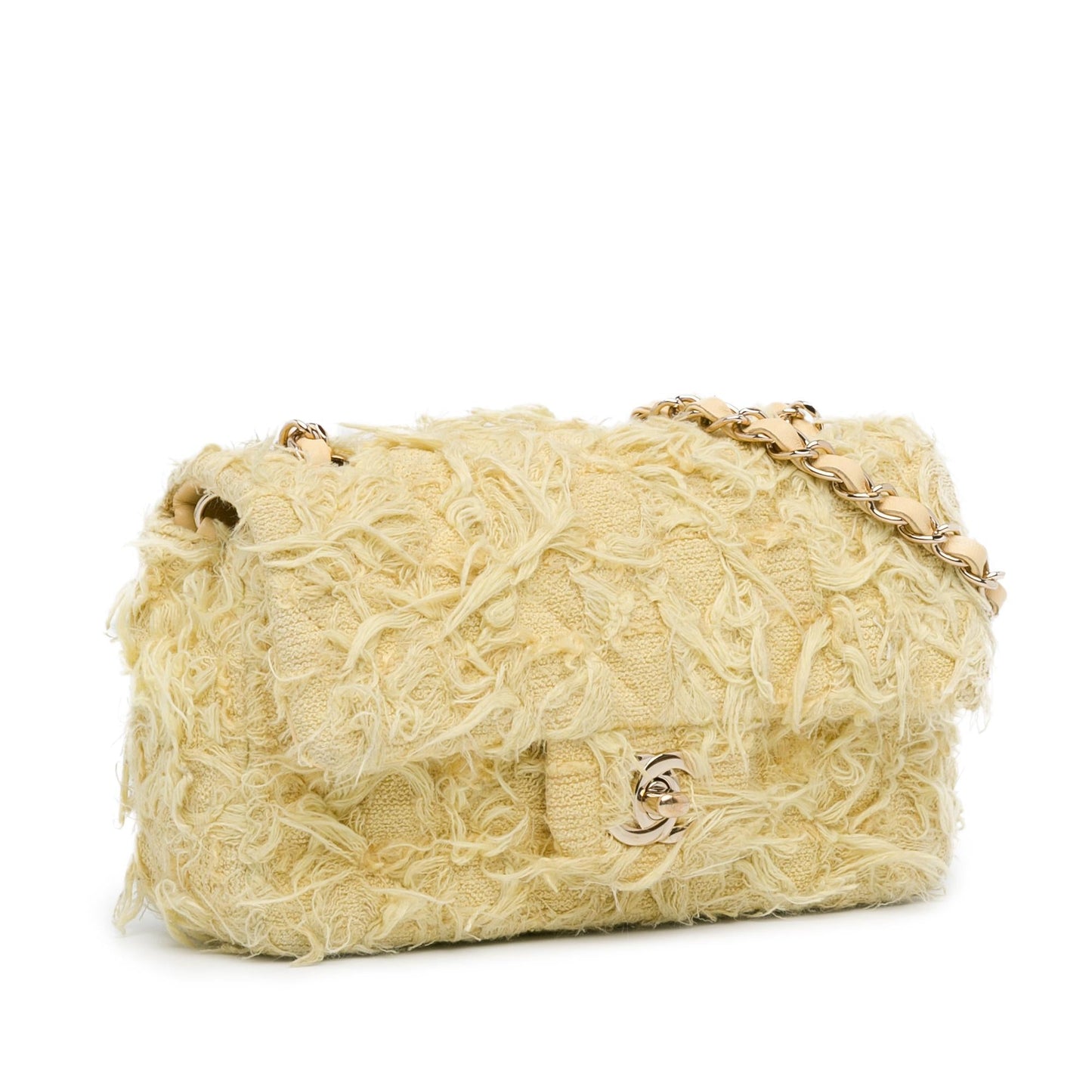 Chanel Mini Rectangular Classic Tweed Single Flap (SHG-tWVx0M)