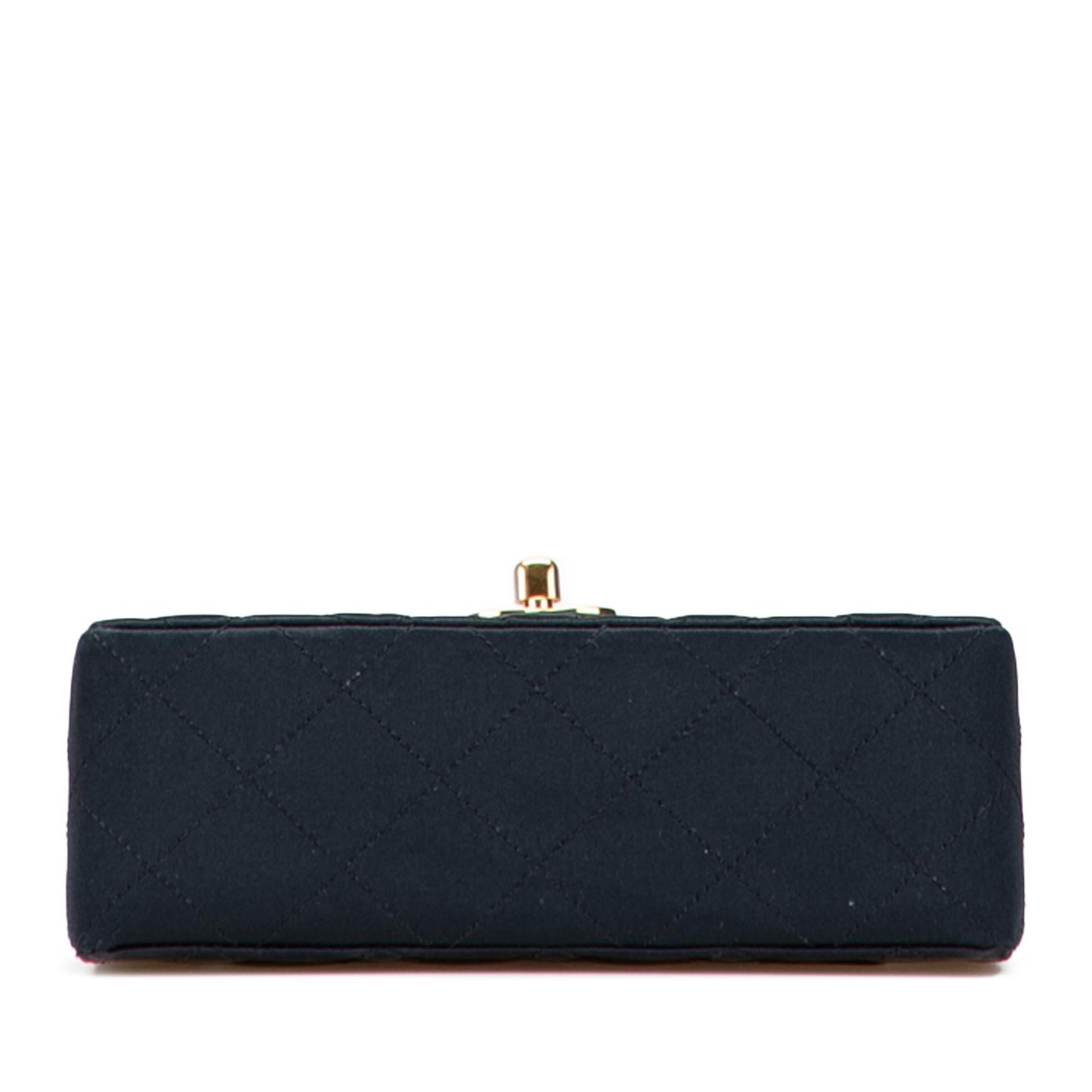 Chanel Mini Square Quilted Satin Single Flap