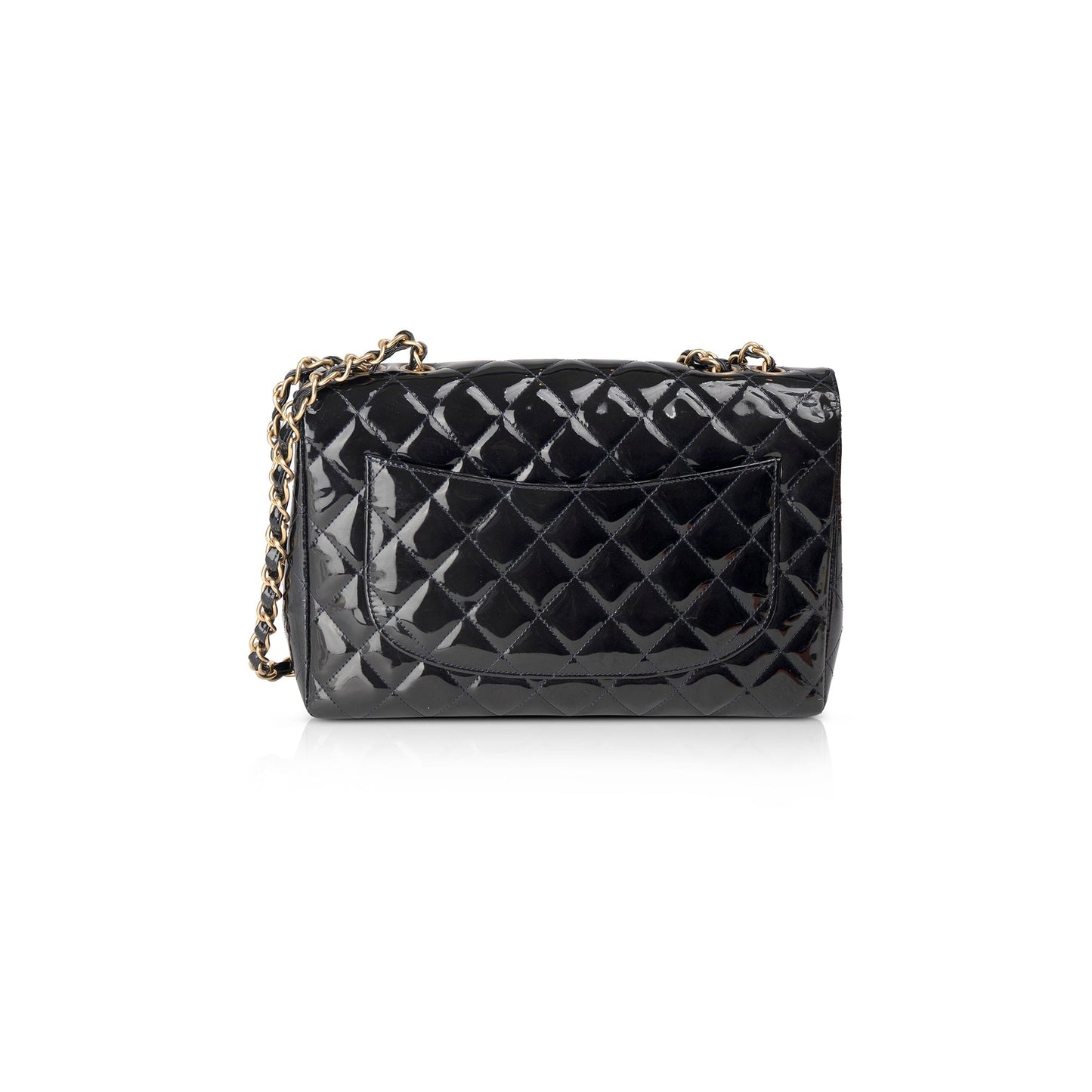 Chanel Mobile Art Jumbo Patent Leather Single Flap Bag