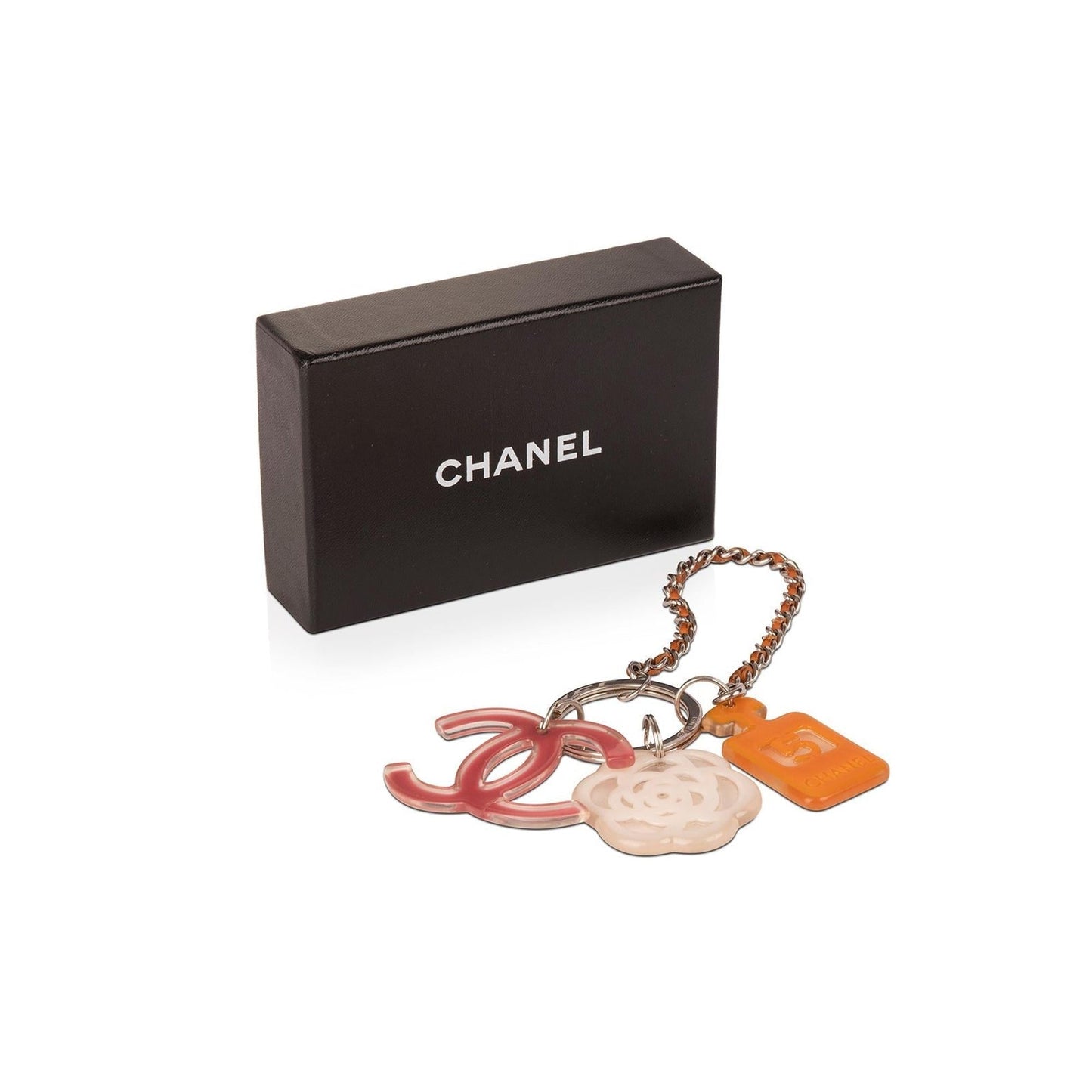 Chanel Multicolour Resin CC KeyChain & Bag Charm