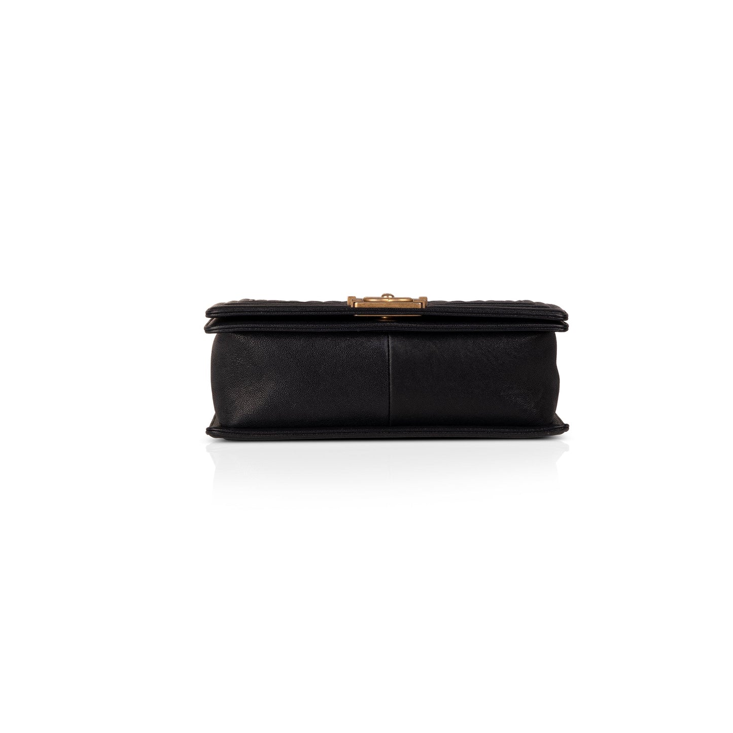 Chanel Navy Caviar Medium Boy Bag