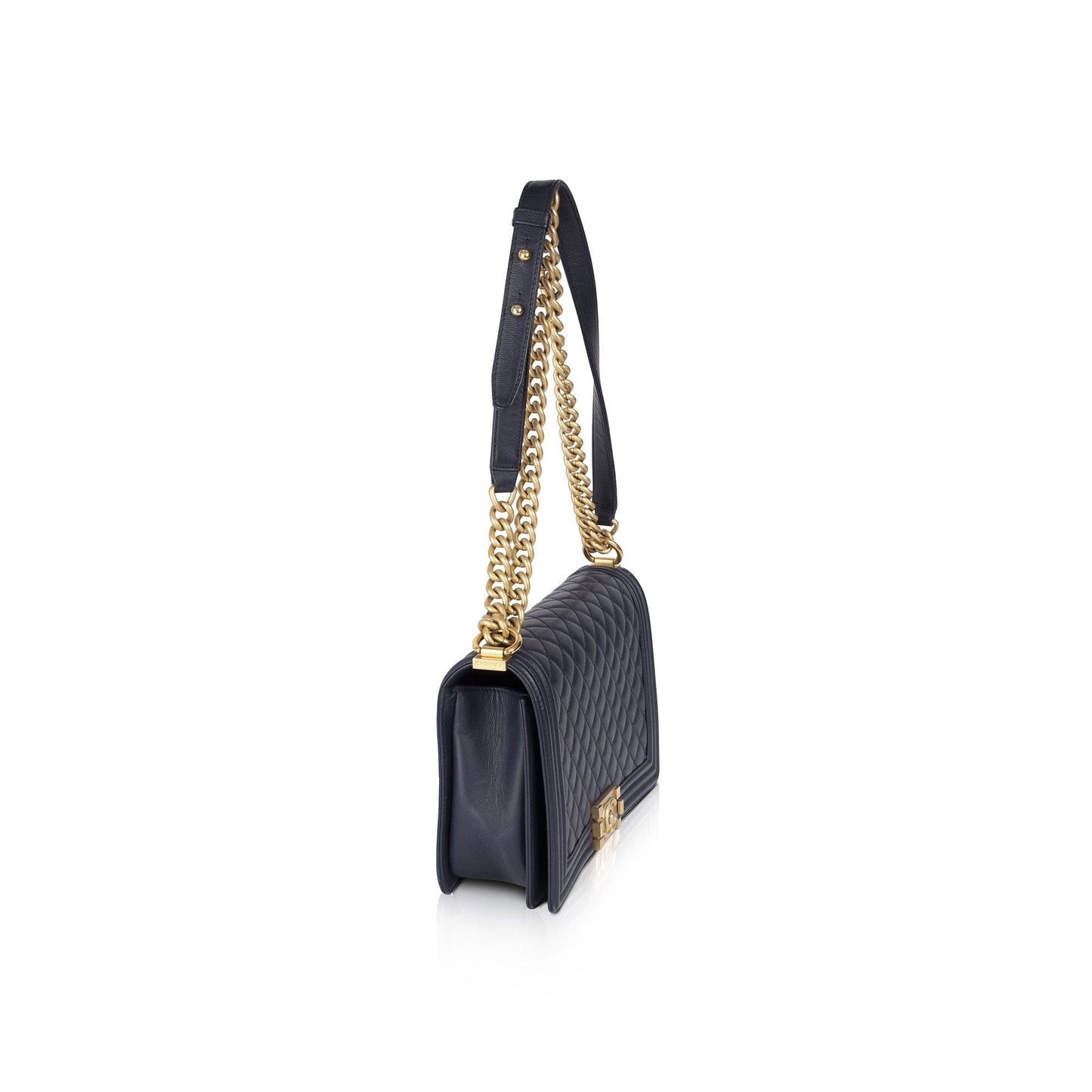 Chanel Navy Large Boy Bag