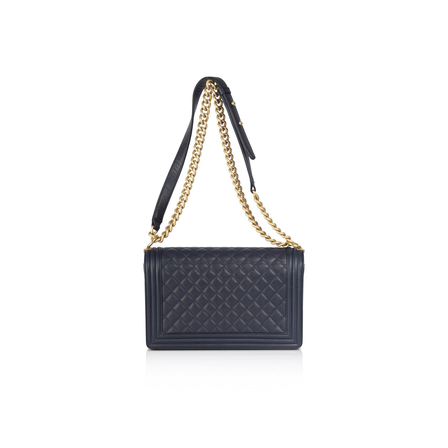 Chanel Navy Large Boy Bag