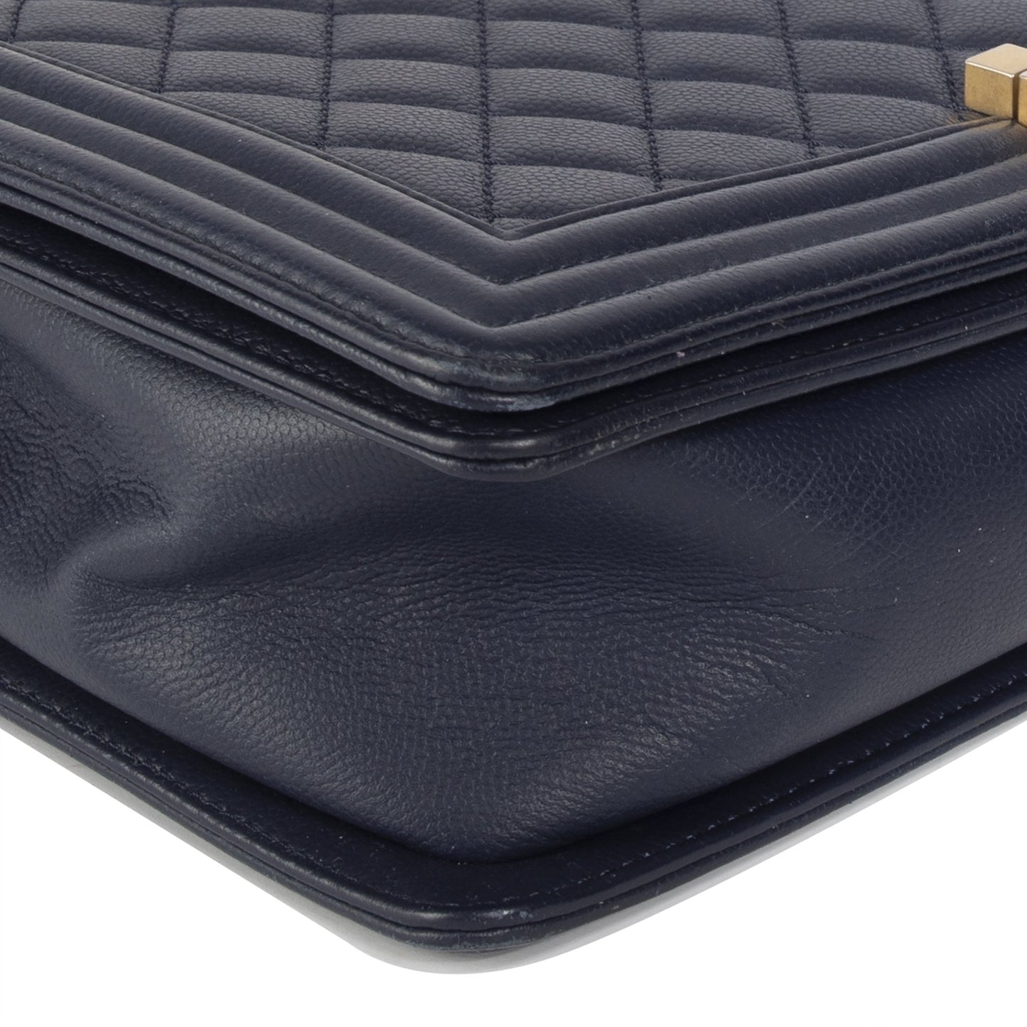 Chanel Navy Large Boy Bag