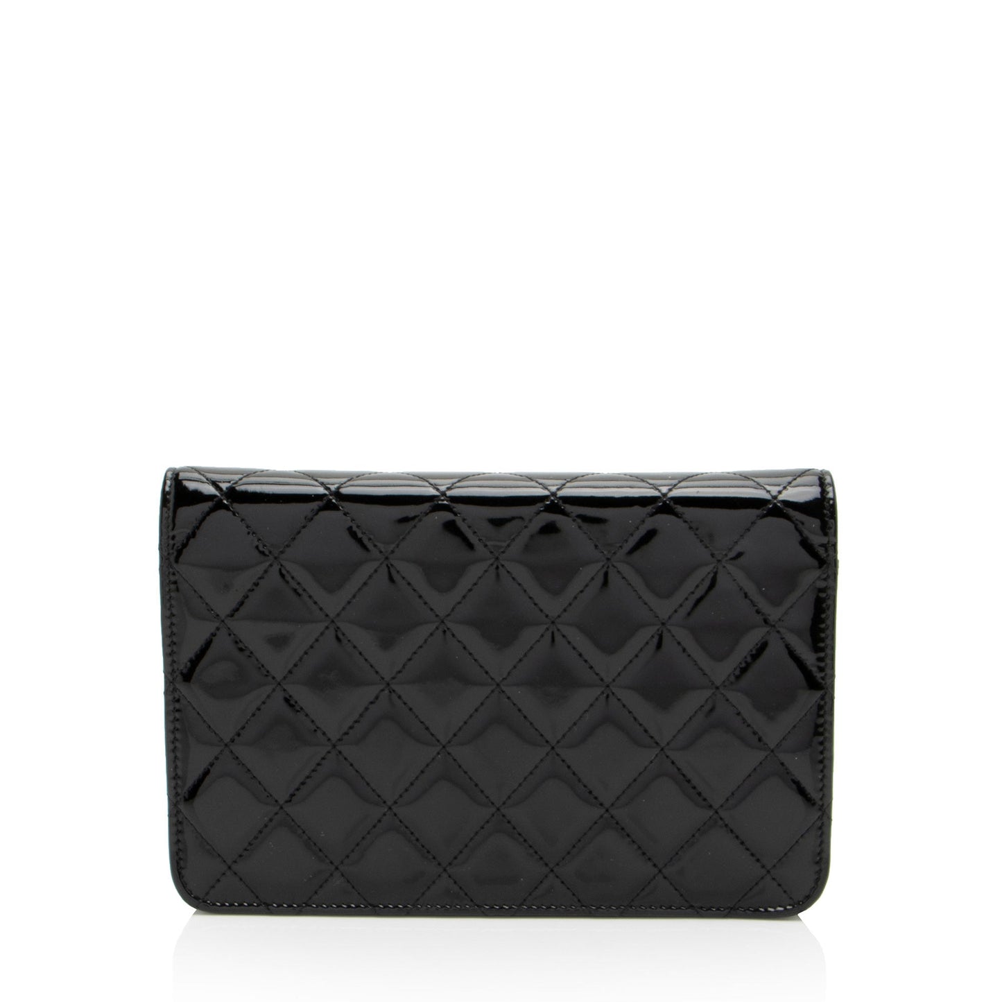Chanel Patent Leather Classic Wallet on Chain