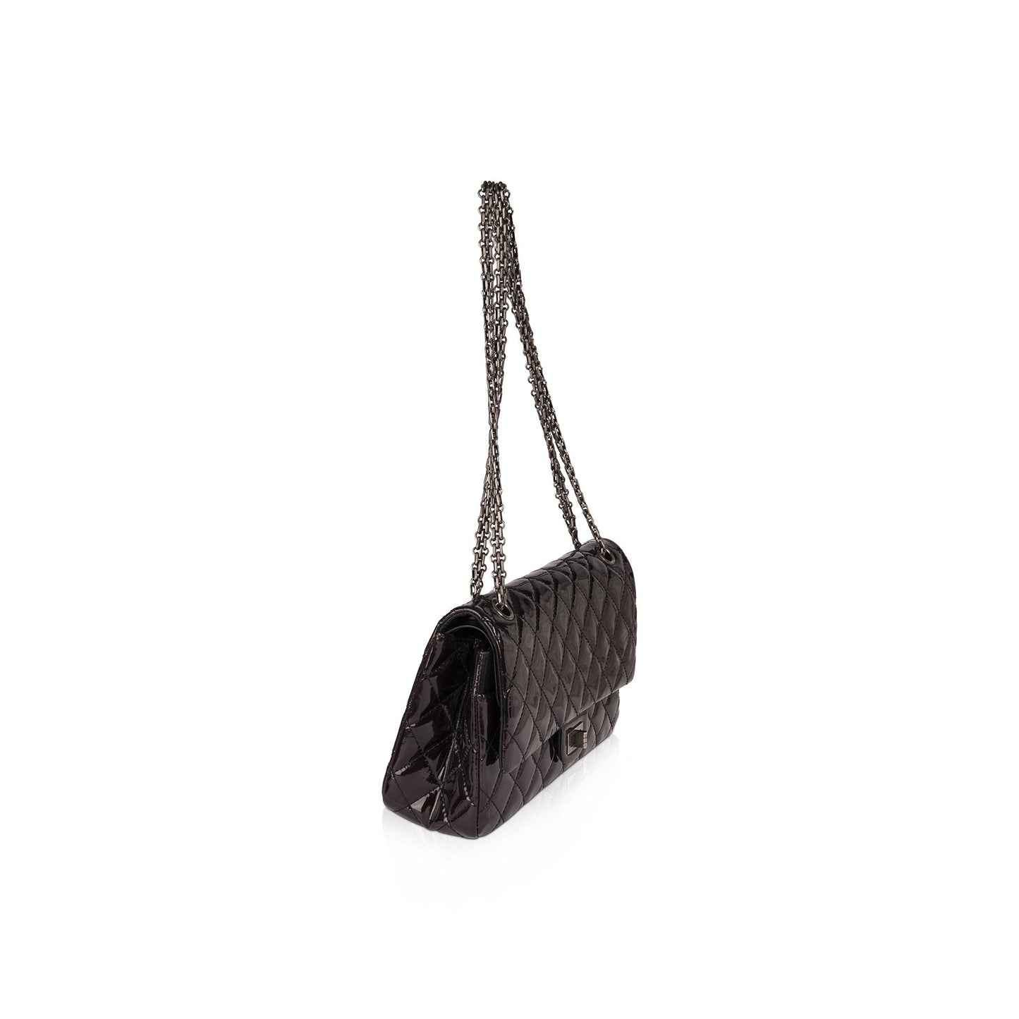 Chanel Patent Leather Reissue 226 Double Flap Bag