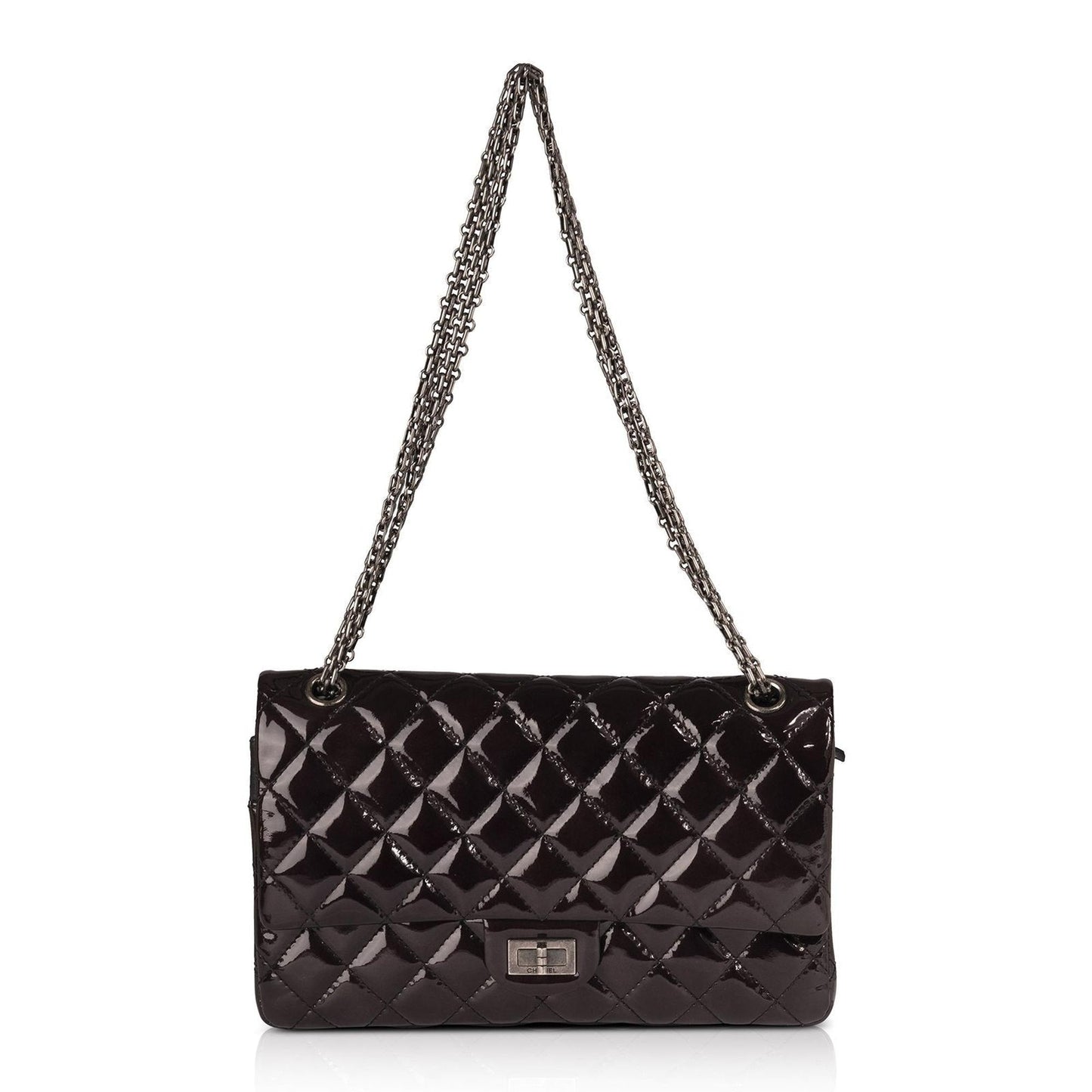 Chanel Patent Leather Reissue 226 Double Flap Bag