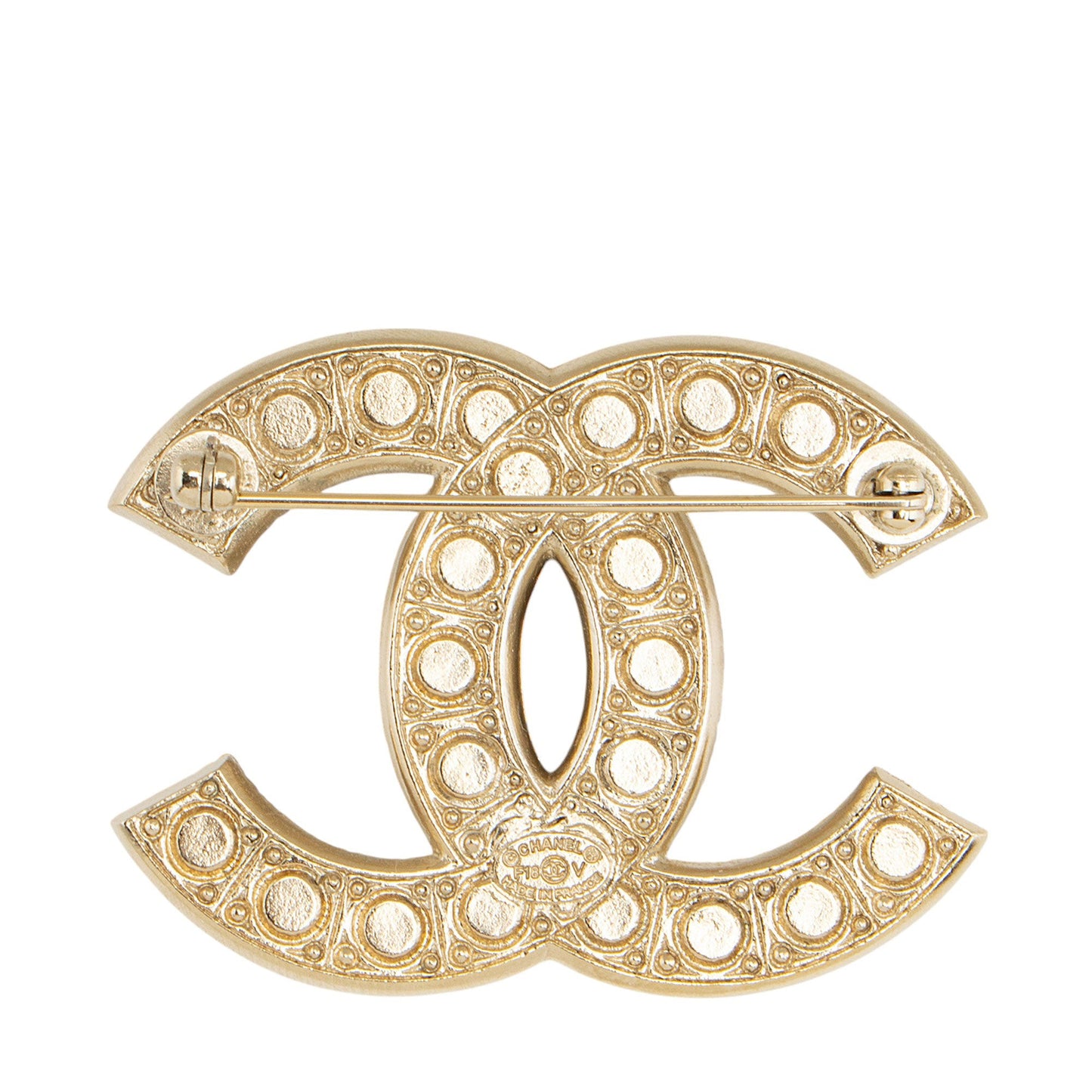 Chanel Pearl CC Brooch (SHF-KY02qw)