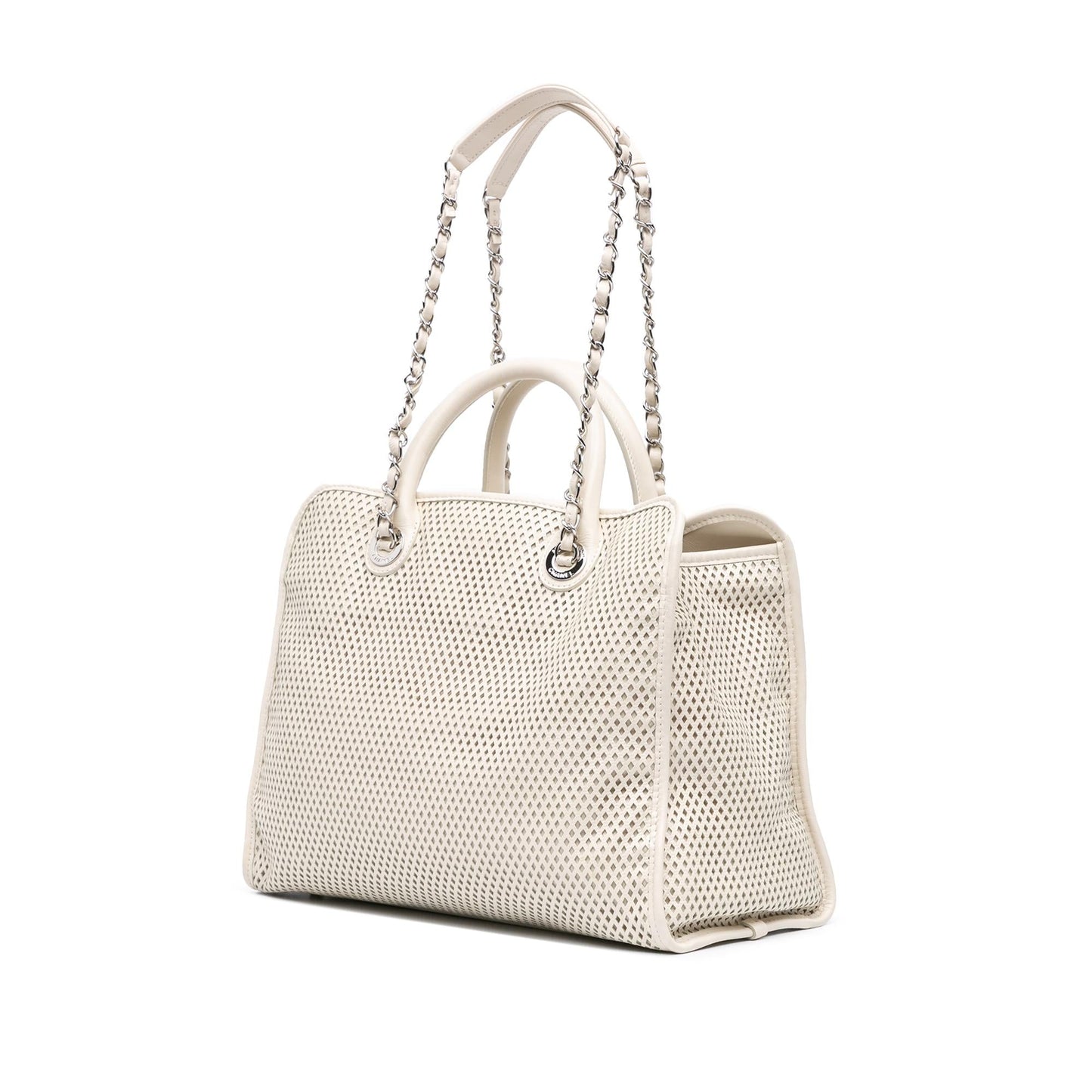Chanel Perforated Calfskin Up In The Air Satchel