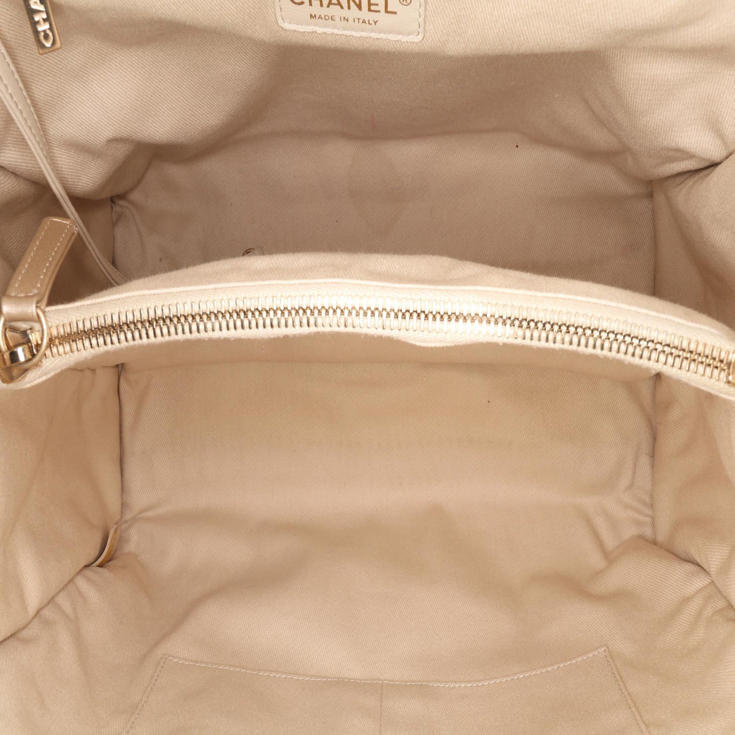 Chanel Perforated Metallic Calfskin Up In The Air Tote