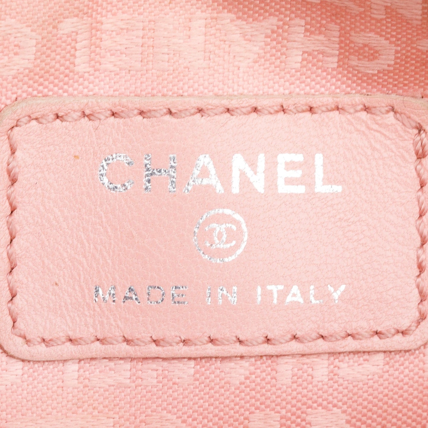Chanel Pink Calfskin Leather Precious Symbol Pochette