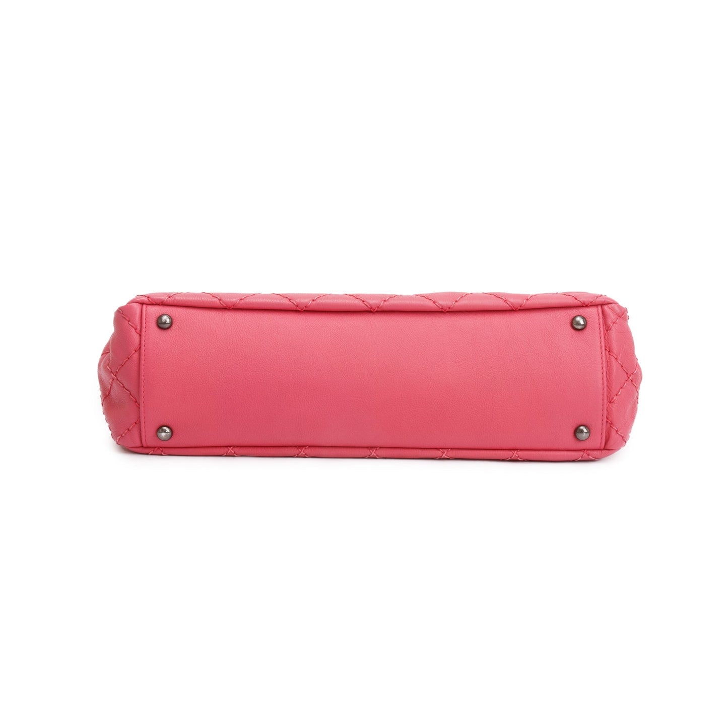 Chanel Pink Calfskin Leather Stitch It Tote