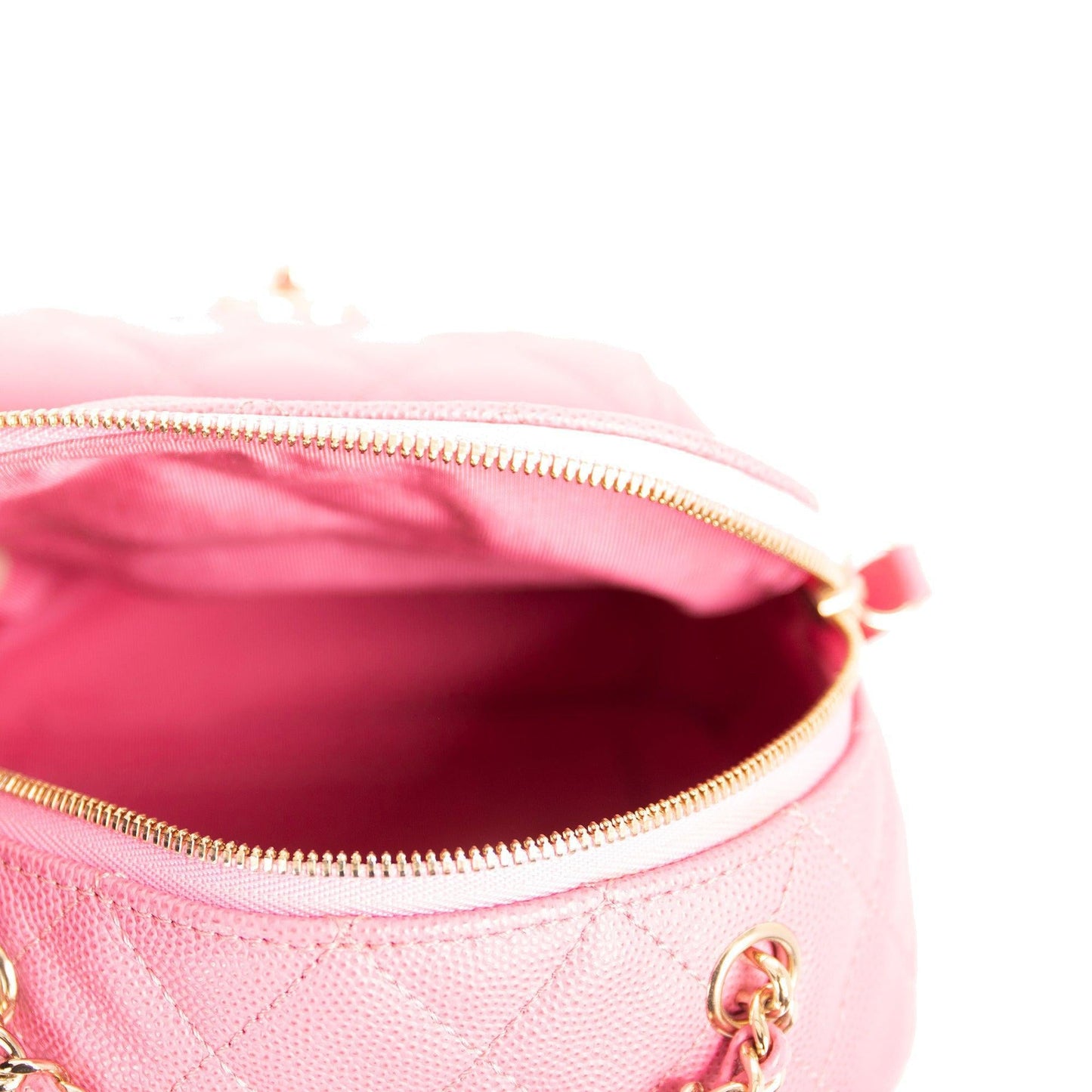 Chanel Pink Caviar CC Day Mini Backpack