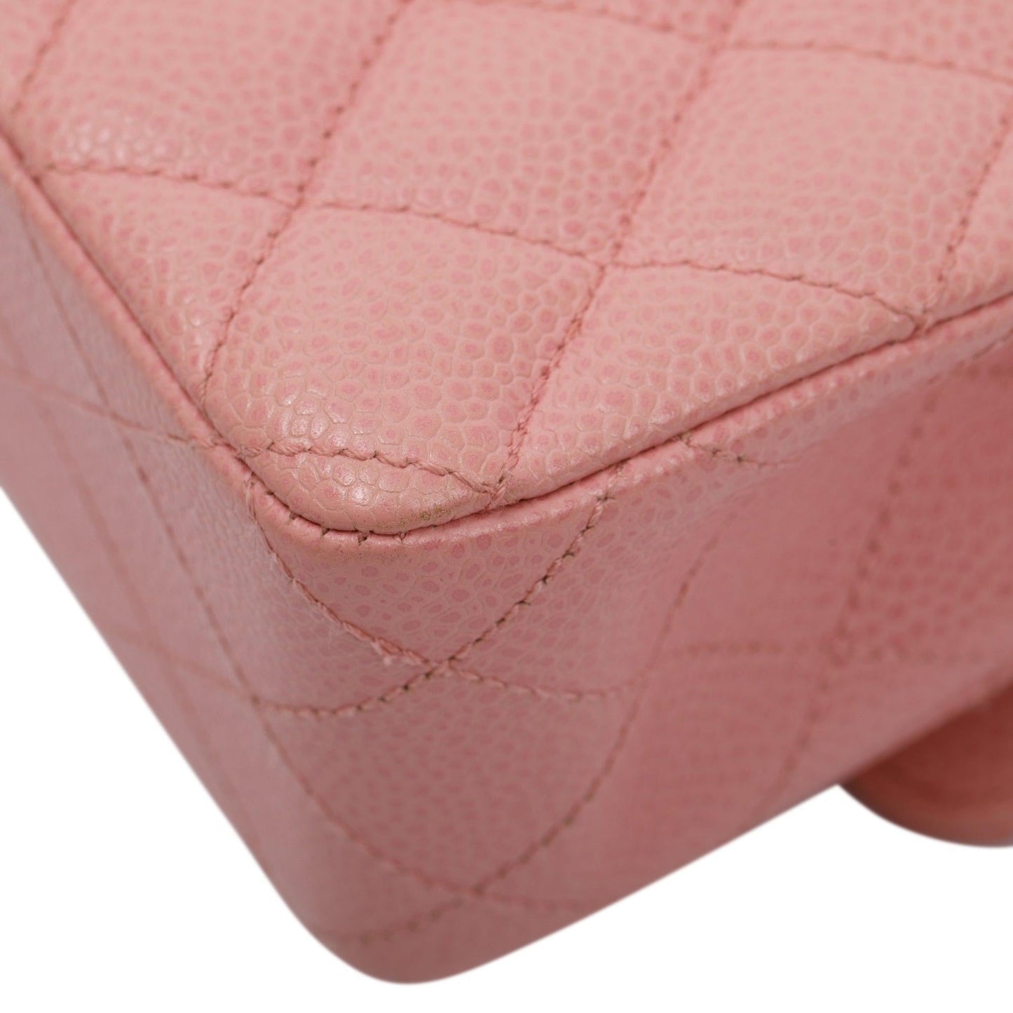 Chanel Pink Caviar Classic Medium Double Flap Bag