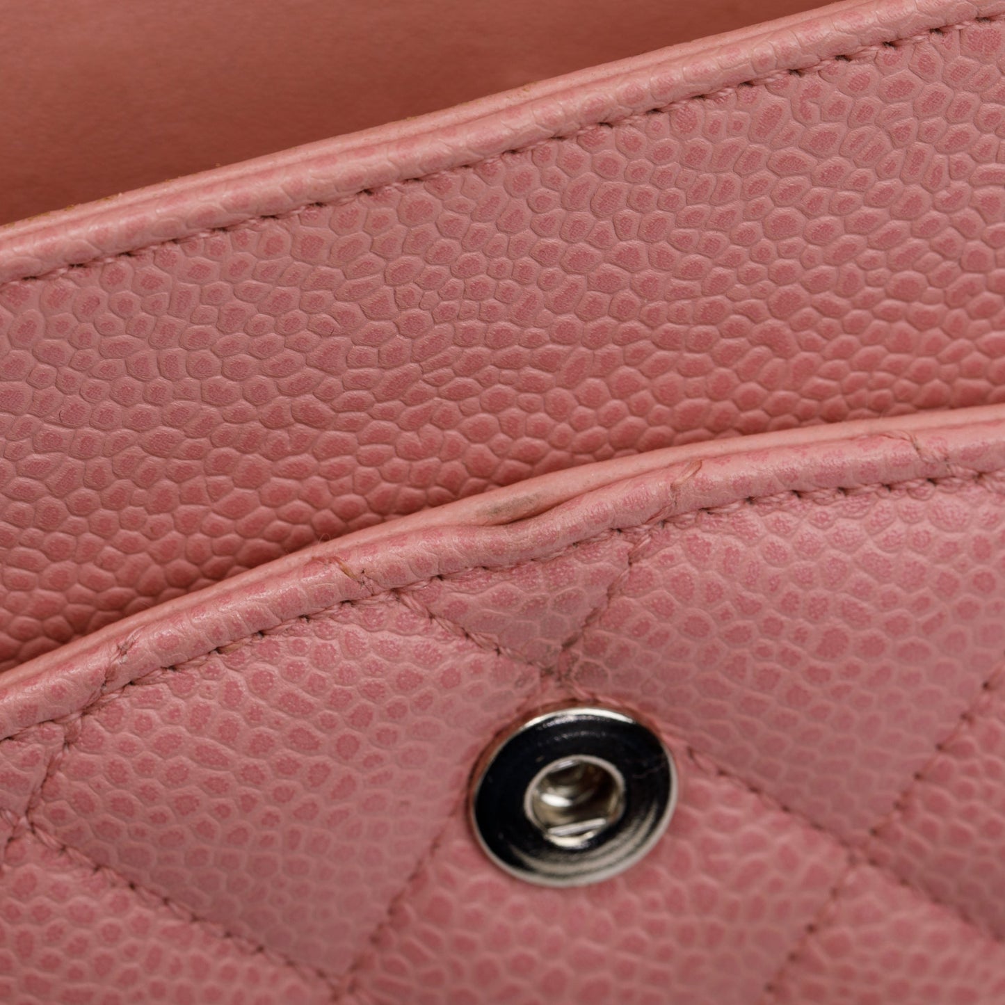 Chanel Pink Caviar Classic Medium Double Flap Bag