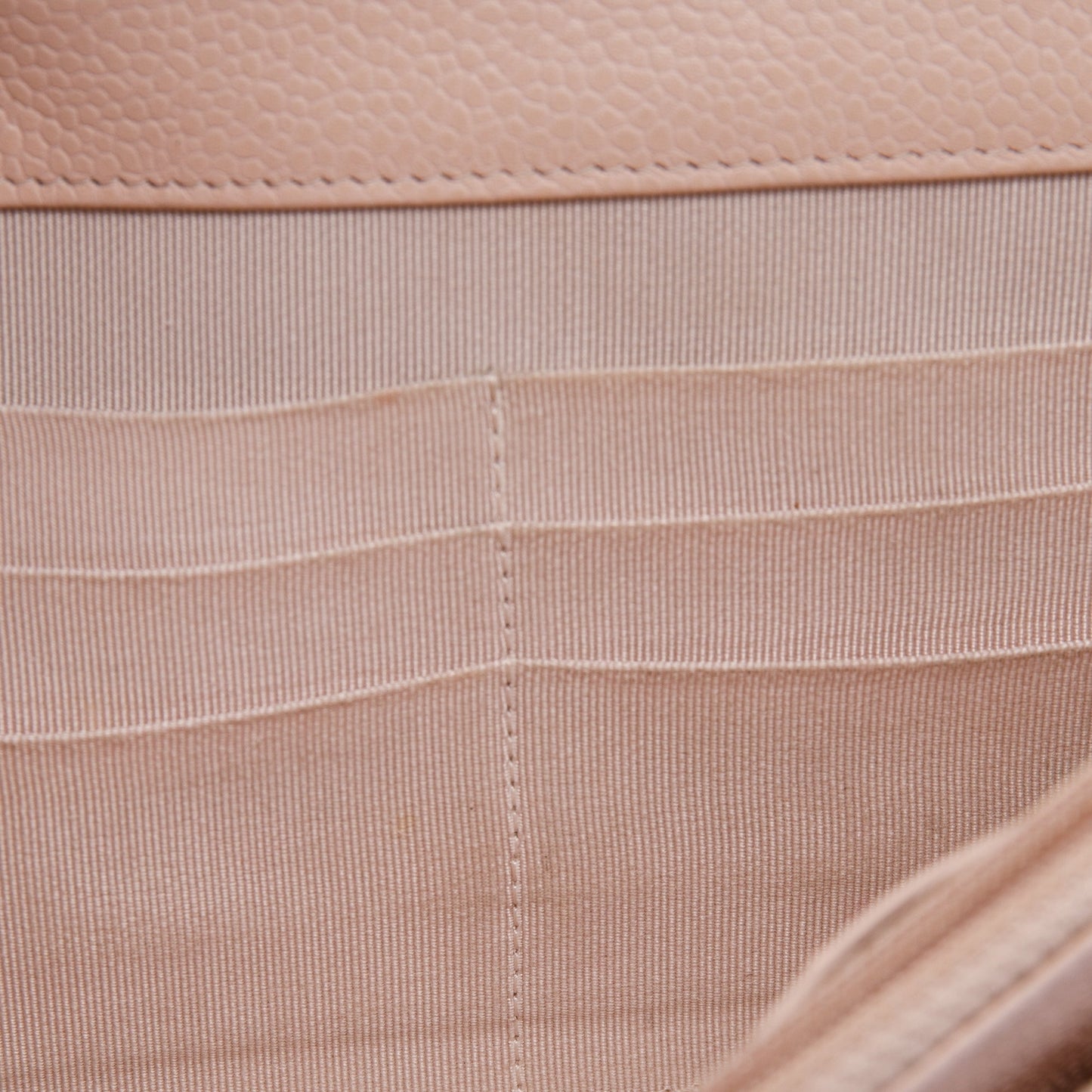 Chanel Pink Caviar Classic Wallet on Chain
