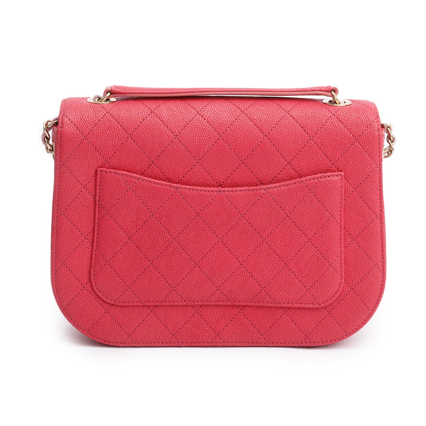 Chanel Pink Caviar Paris-Cuba Thread Around Flap Bag
