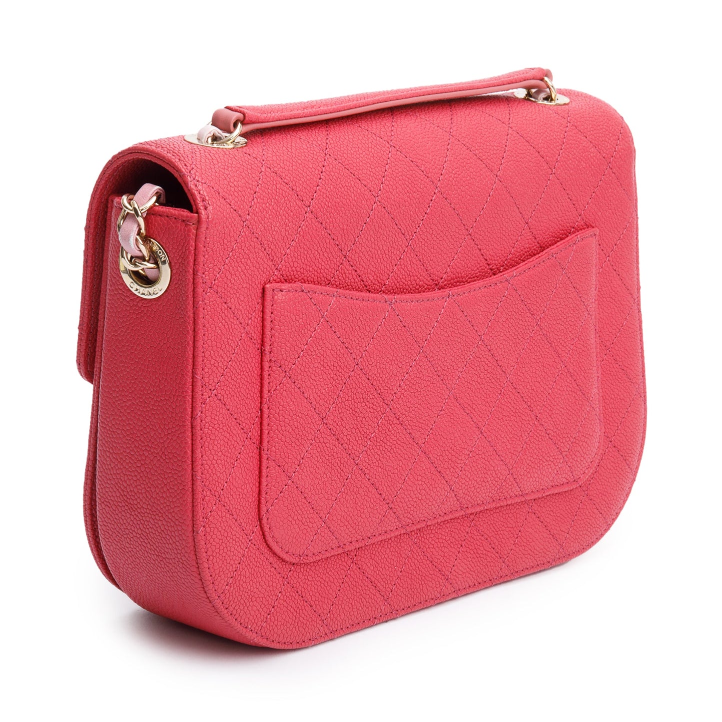 Chanel Pink Caviar Paris-Cuba Thread Around Flap Bag