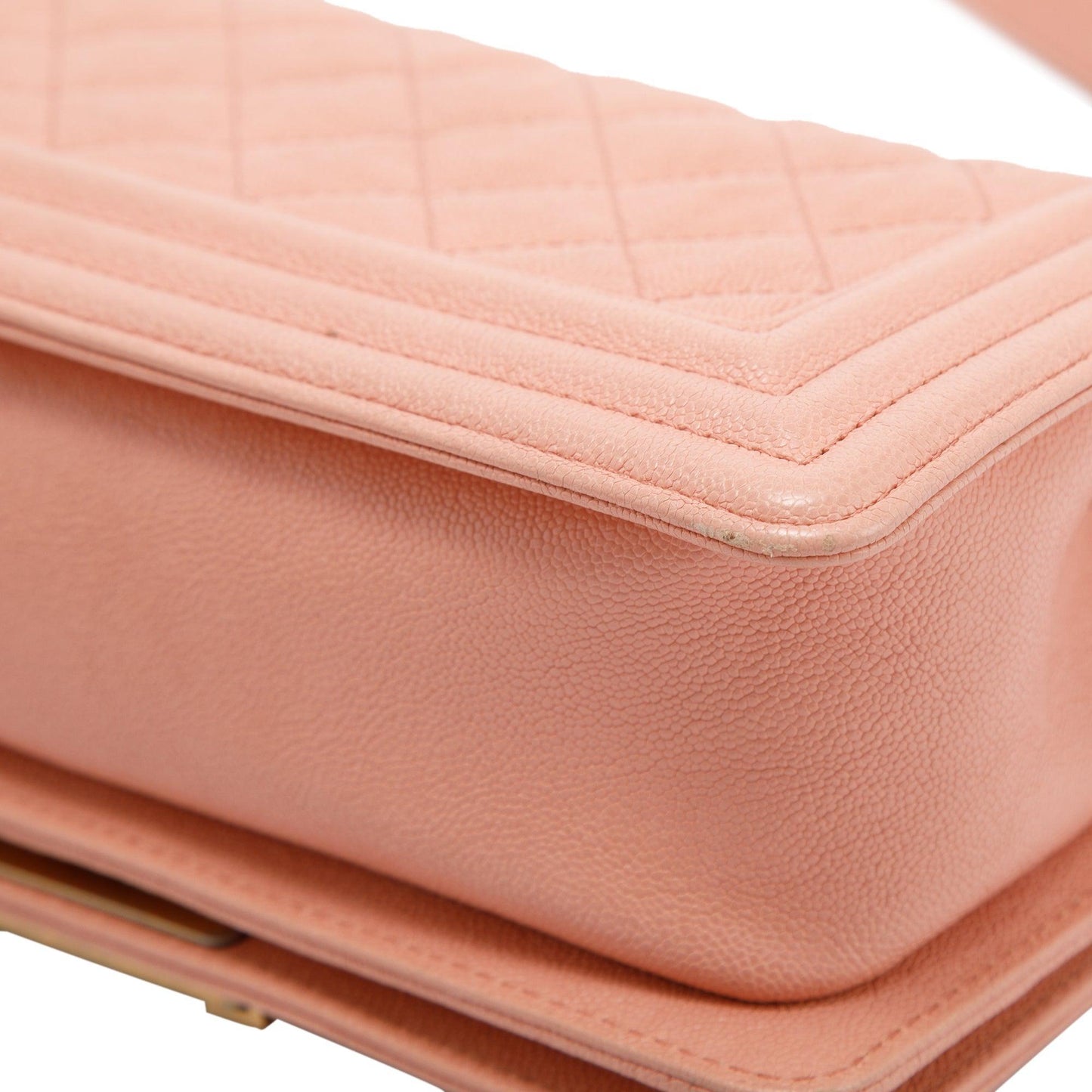 Chanel Pink Caviar Small Boy Bag