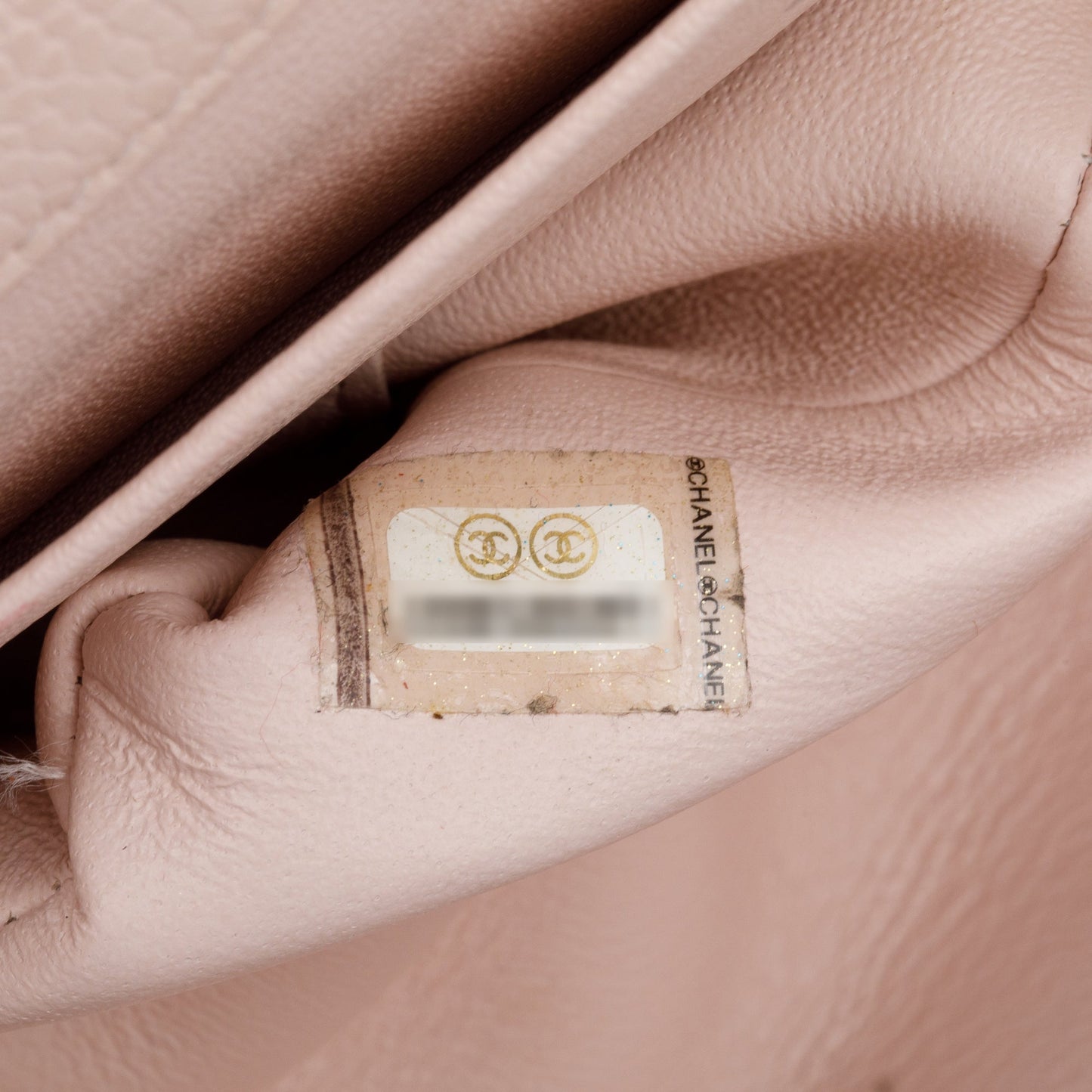 Chanel Pink Quilted Leather Clutch with Chain Flap