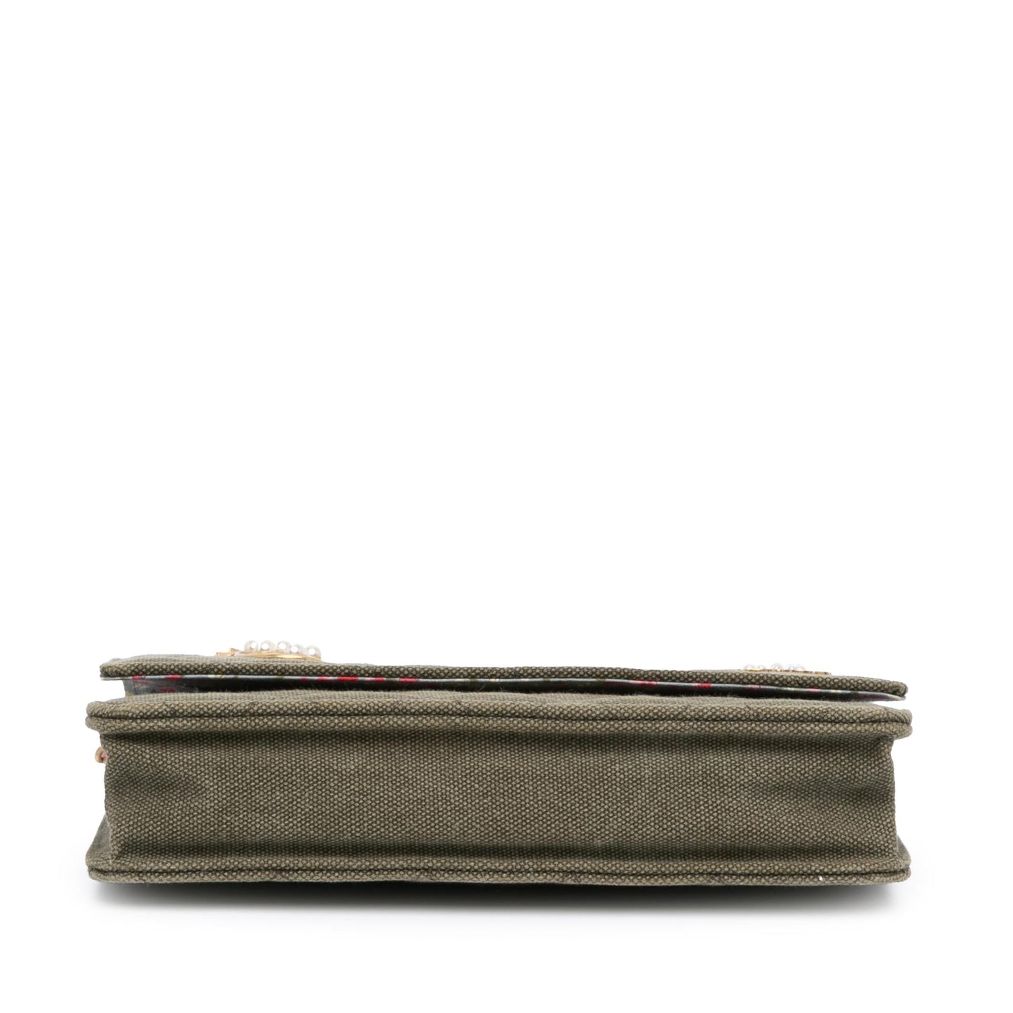 Chanel Quilted Canvas Coco Cuba Charms Wallet On Chain