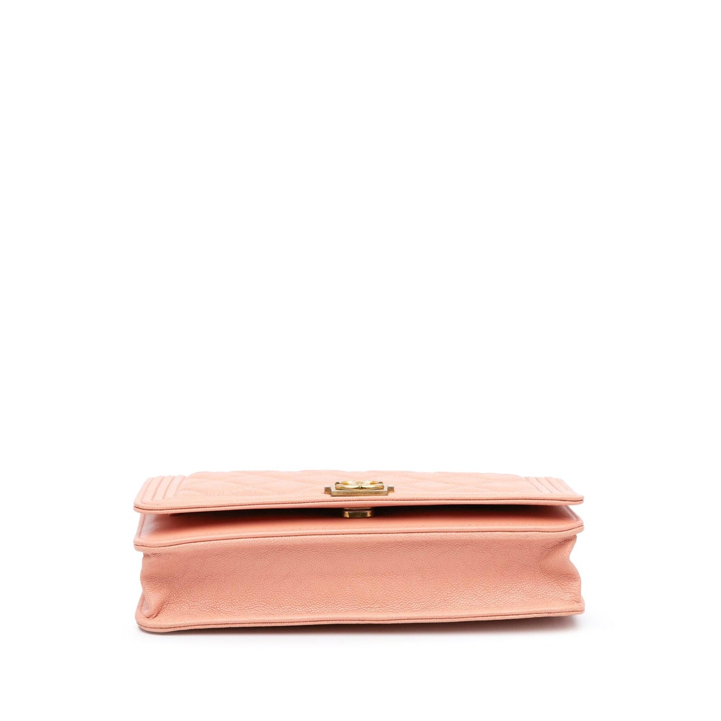 Chanel Quilted Caviar Boy Wallet on Chain