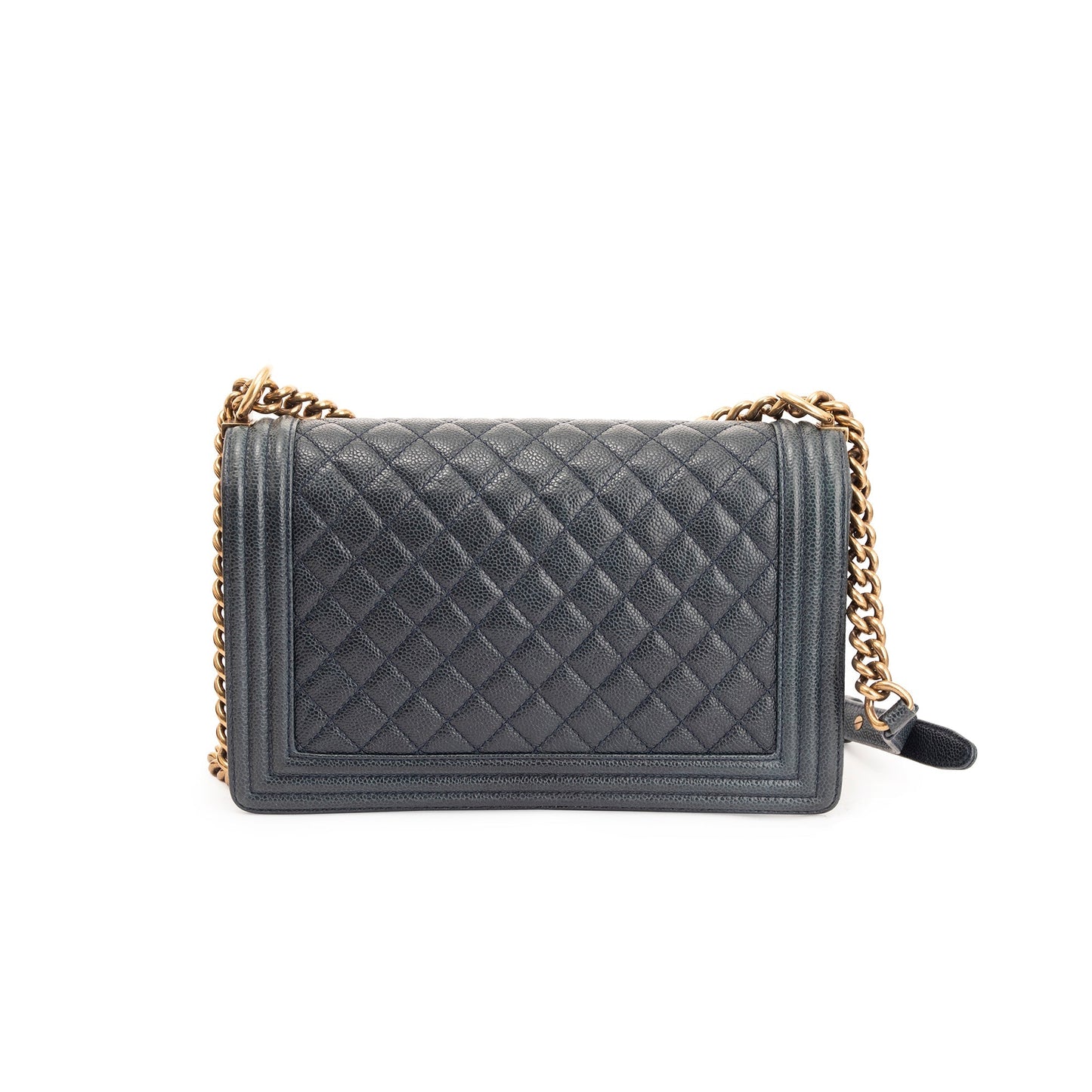 Chanel Quilted Caviar Large Boy Bag