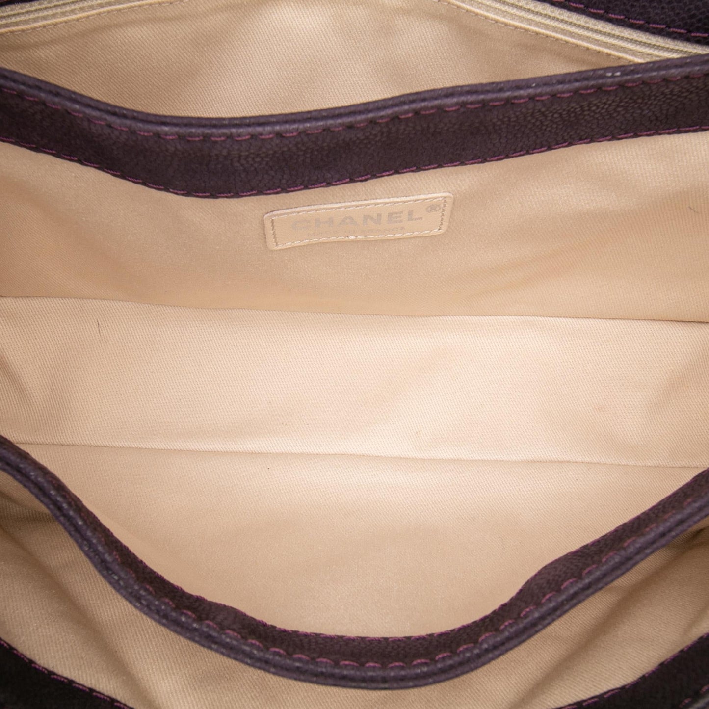 Chanel Quilted Iridescent Caviar Lady Pearly Flap