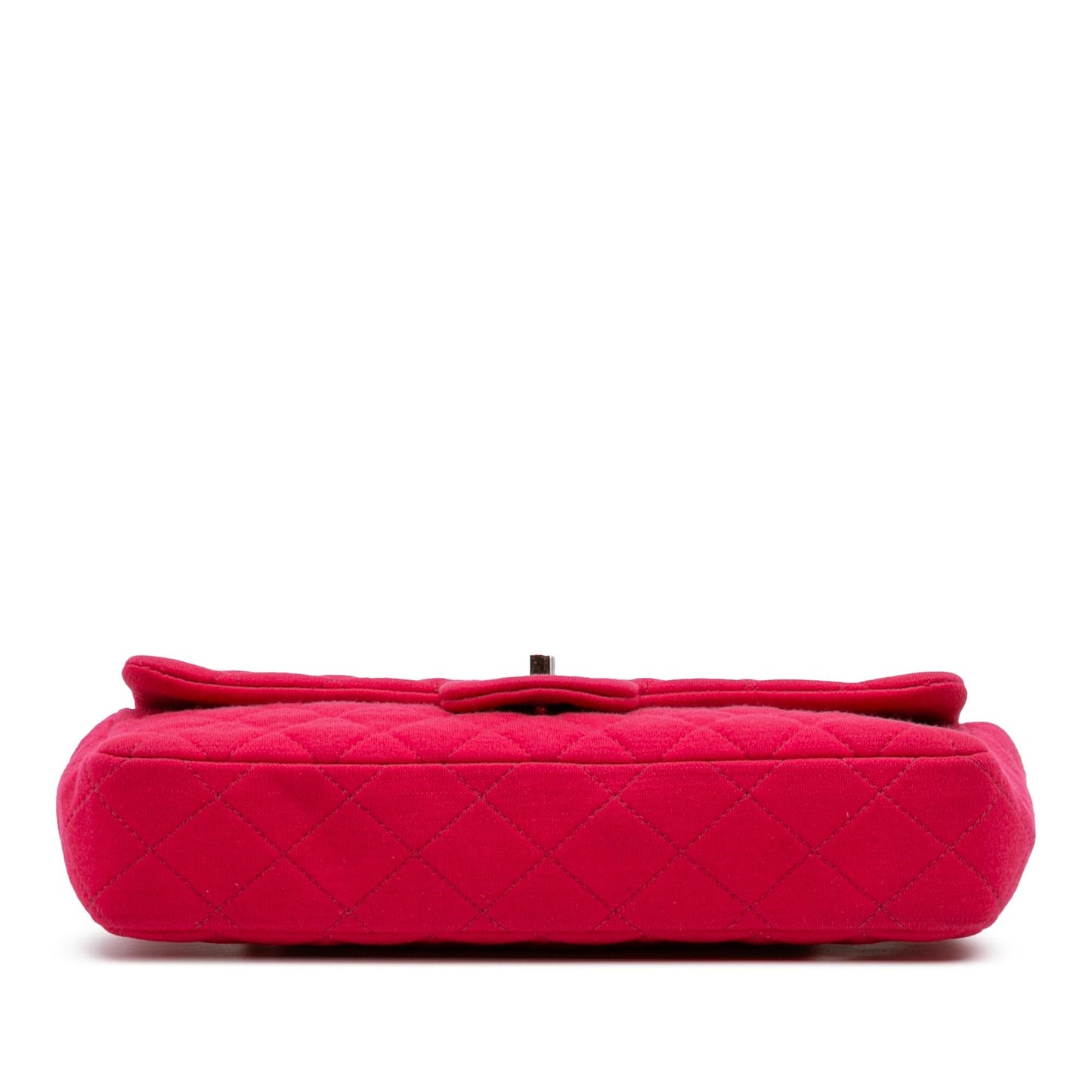 Chanel Quilted Jersey East West Single Flap