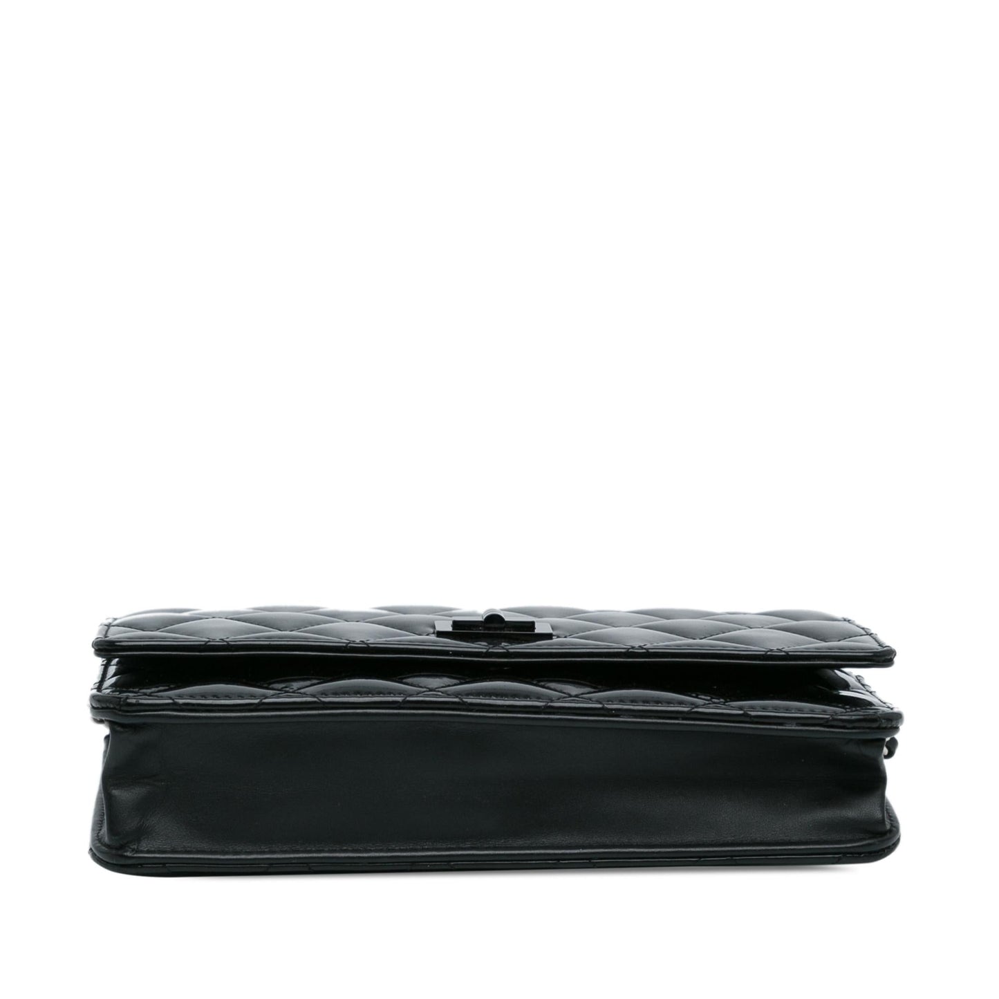 Chanel Quilted Patent Reissue 2.55 Wallet on Chain (SHG-dRKON7)