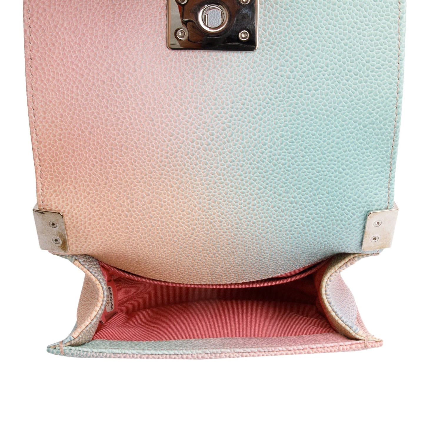 Chanel Rainbow Caviar Leather Mini Boy Flap Bag