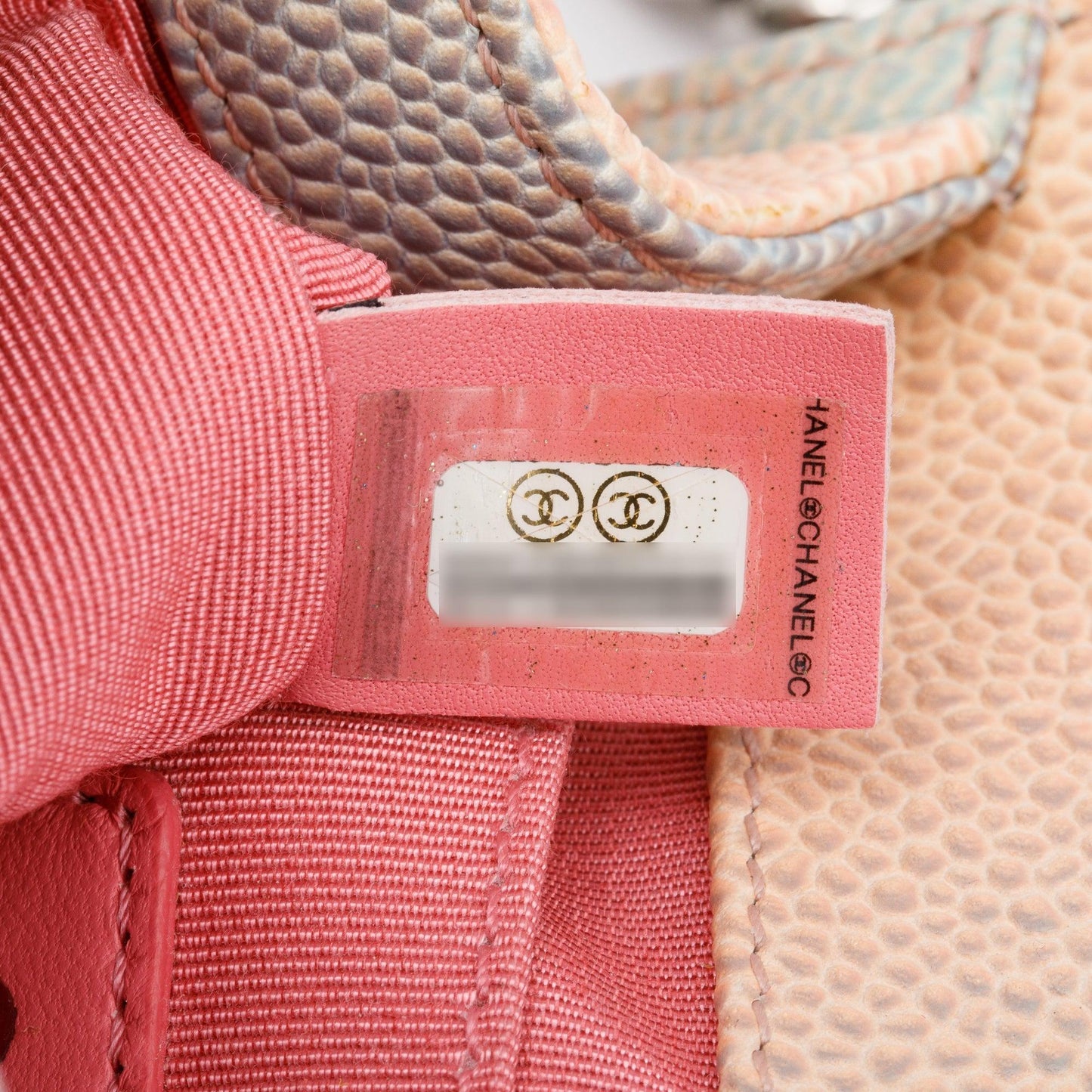 Chanel Rainbow Caviar Leather Mini Boy Flap Bag