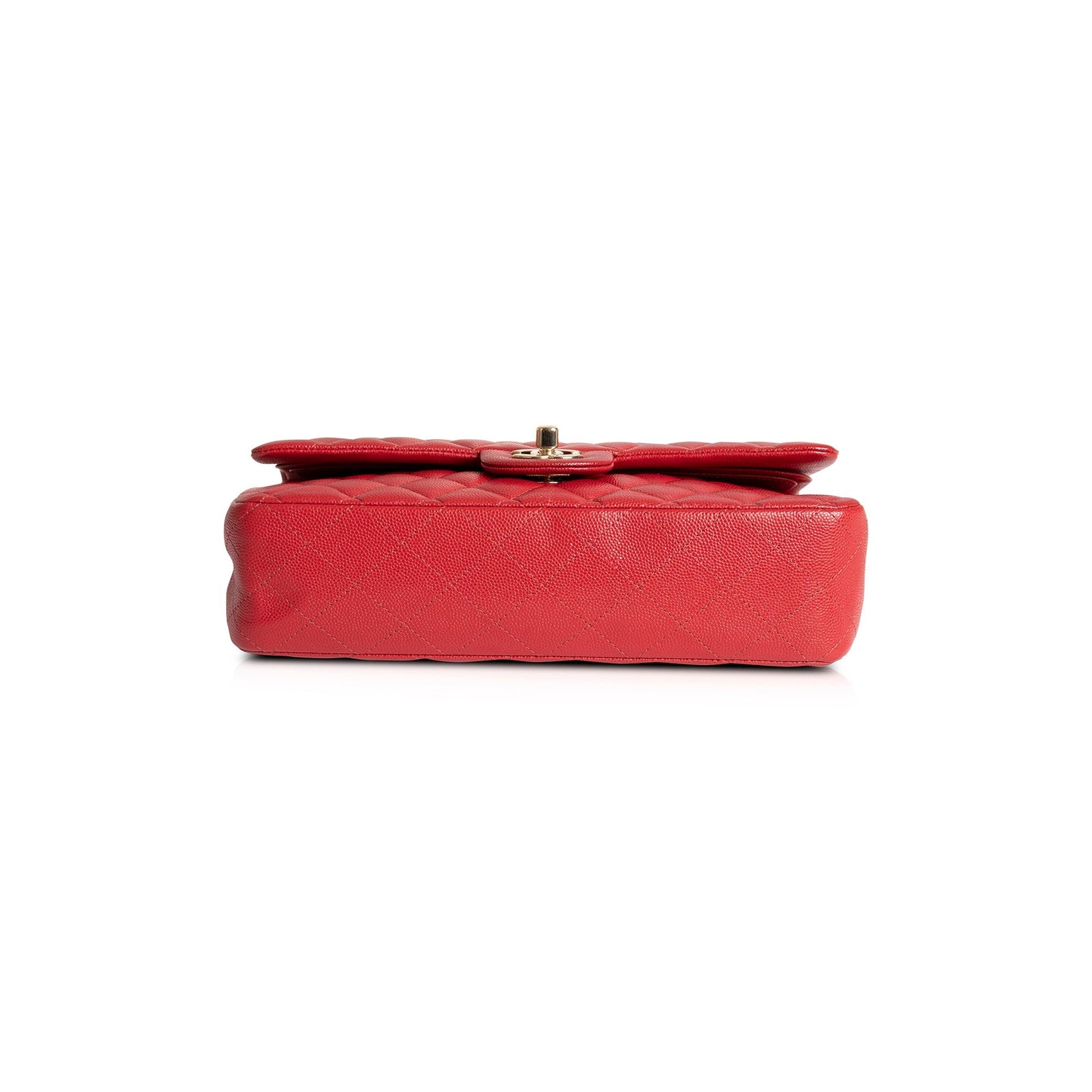 Chanel Red Caviar Classic Medium Double Flap Bag