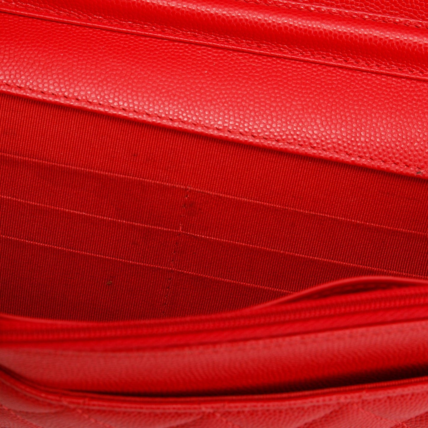 Chanel Red Caviar Classic Wallet on Chain