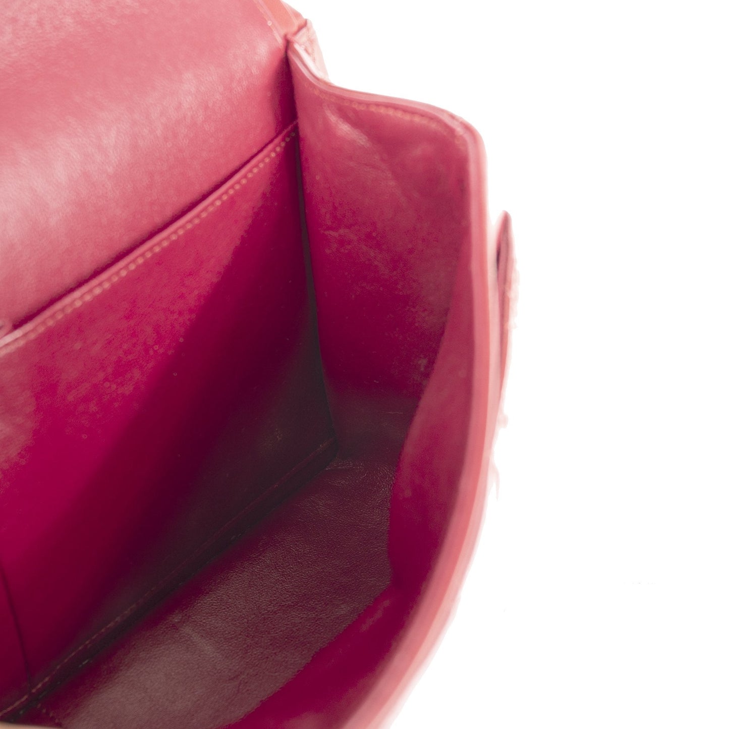 Chanel Red Patent Leather Classic Jumbo Double Flap Bag