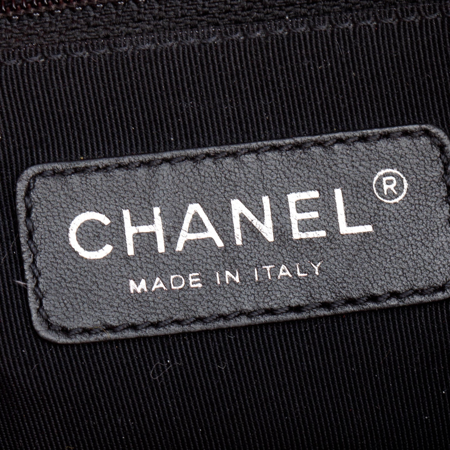 Chanel Red Patent Leather Woven Stitch CC Mini Full Flap Bag
