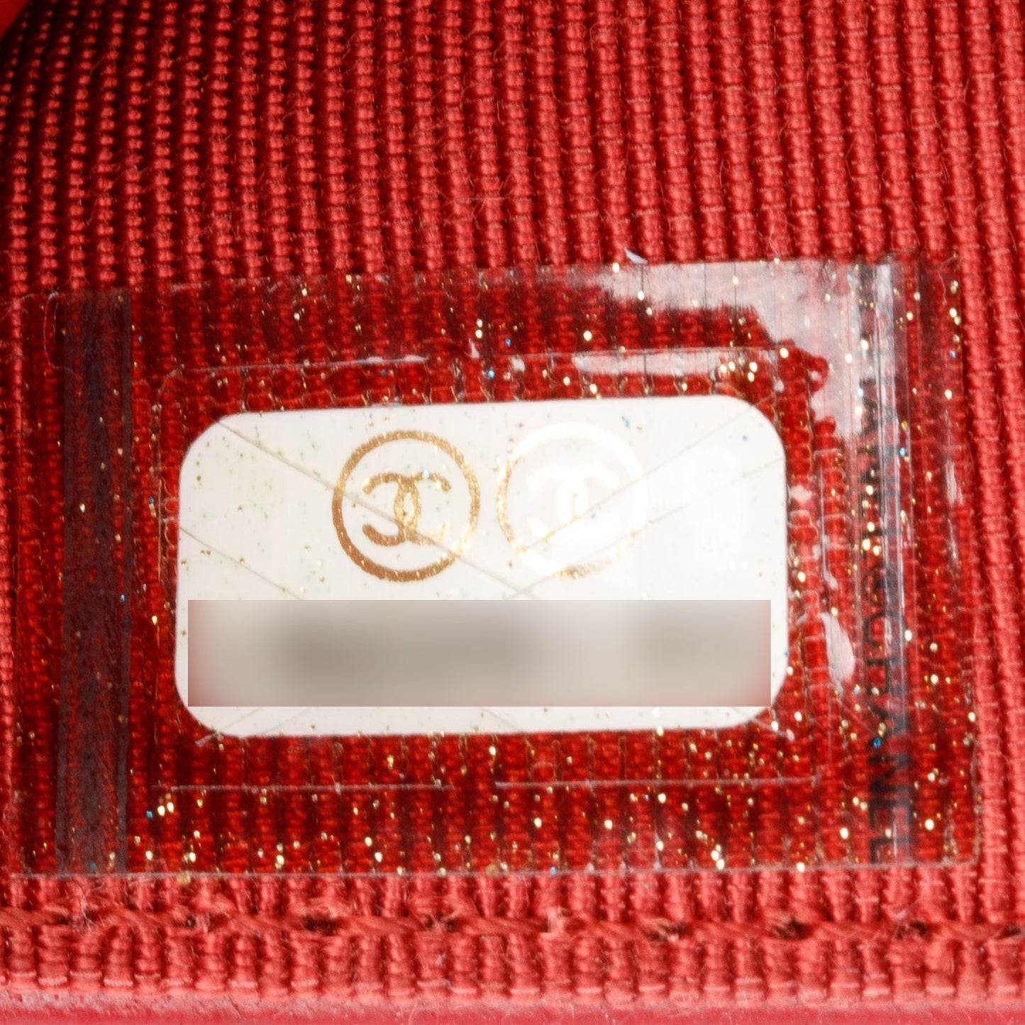 Chanel Red Quilted Lambskin Leather Classic Wallet on Chain