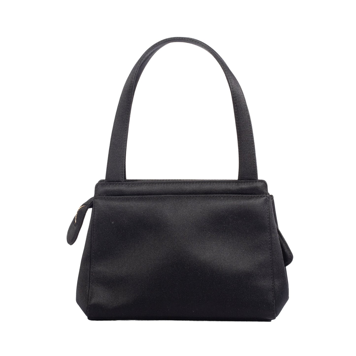 Chanel Satin Camellia Evening Bag
