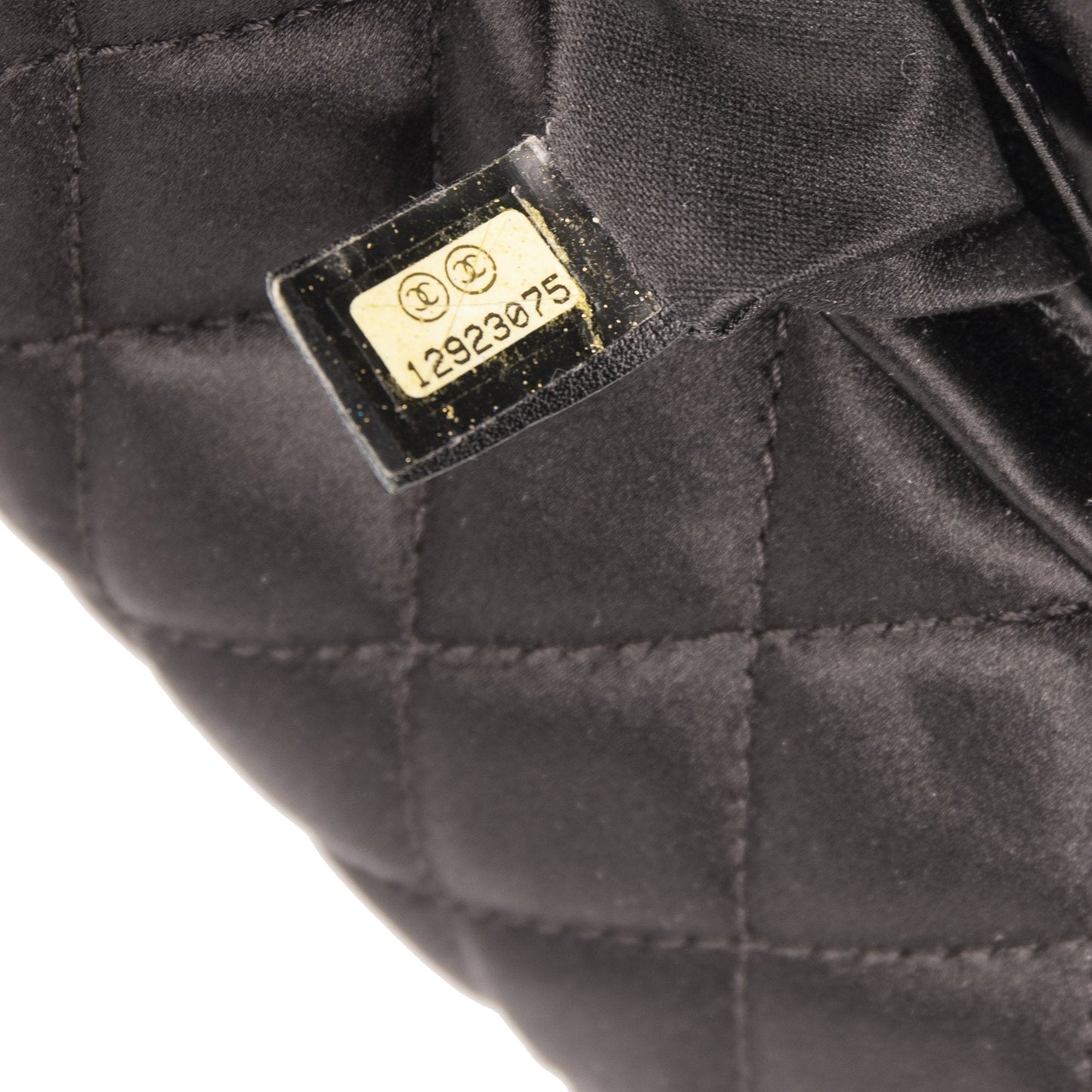 Chanel Satin Half Moon Clutch